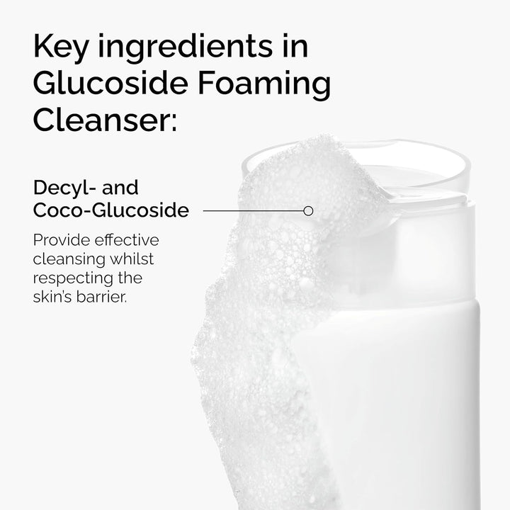 The Ordinary Glucoside Foaming Cleanser, Gentle Foaming Face Wash for All Skin Types Including Sensitive Skin, 150ml Halalzen