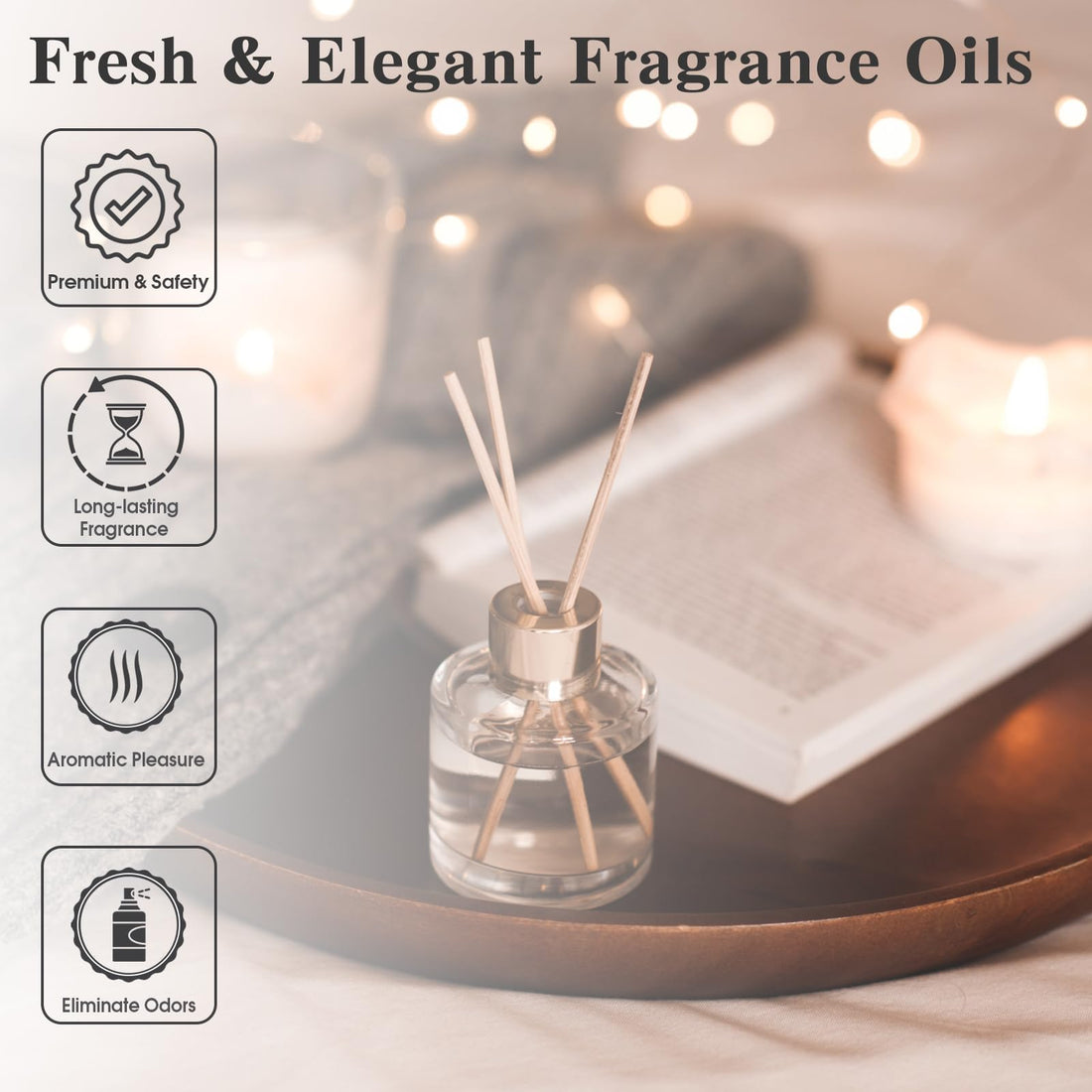 PHATOIL Coconut & Vanilla Fragrance Oils for Aromatherapy, Essential Oils for Diffusers for Home, Premium Quality Coconut & Vanilla Fragrance Essential Oil, Perfect for Diffuser, Relaxation - 100ml