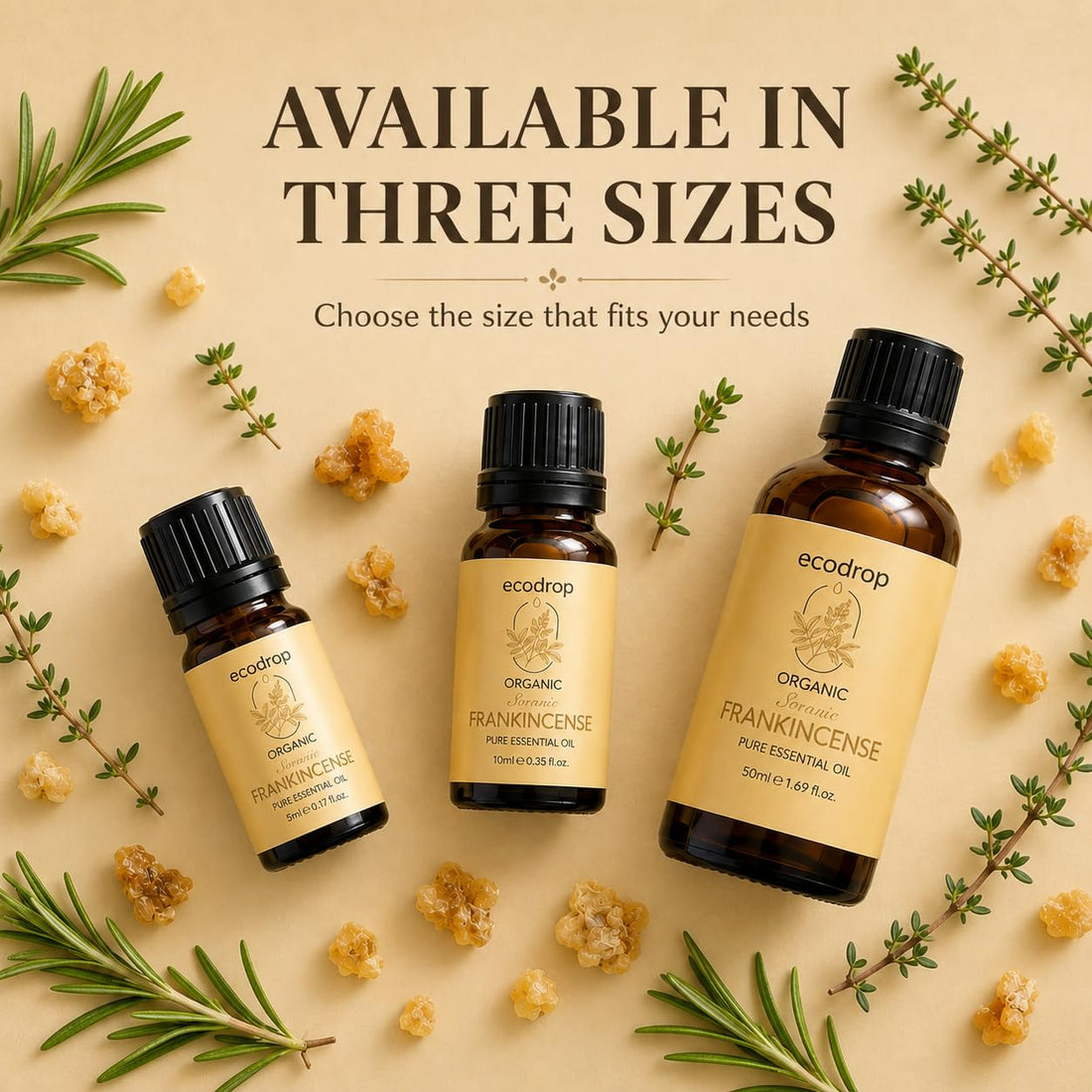 Ecodrop Tea Tree Essential Oil, 10 ml | 100% Pure Organic Steam-Distilled | Melaleuca Alternifolia | Aromatherapy, Diffuser, Massage, Bath, Soap & Candle Making | Australian Fresh Aroma