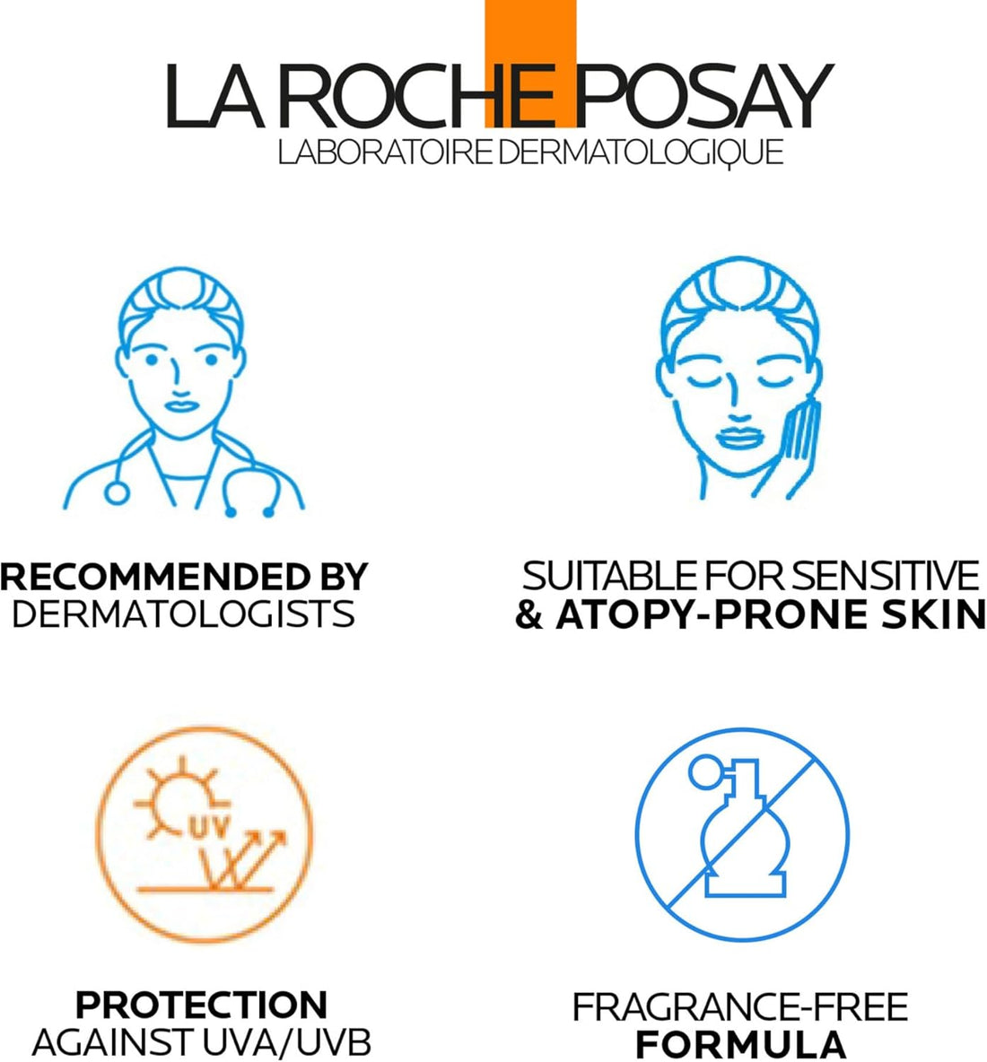 La Roche-Posay Anthelios Hydrating Body Lotion SPF50+, Broad-Spectrum Sunscreen, UVB and UVA Protection, Lightweight Non-Greasy Formula, Suitable for Sensitive Dry skin, 250ml