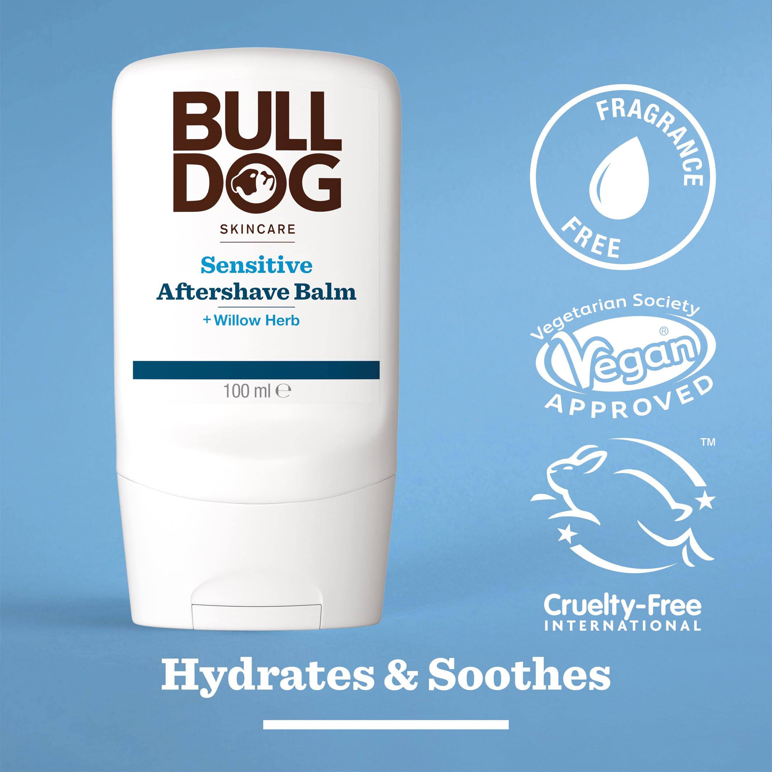 BULLDOG SKINCARE - Sensitive After Shave Balm For Men Hydrates & Soothes 100 ml