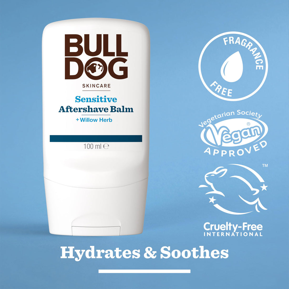 BULLDOG SKINCARE - Sensitive After Shave Balm For Men Hydrates & Soothes 100 ml