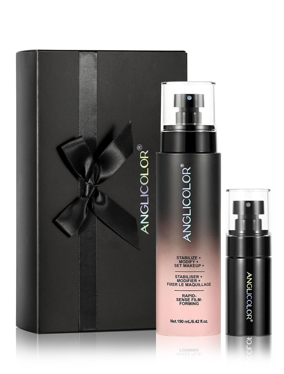 Anglicolor Matte Setting Spray,15-Second Quick-Drying Film Formation,Ultra-Fine Mist,Oil Control,Up To 16 Hour Makeup Wear,Transfer-proof and Non-sticky (190ml) Halalzen