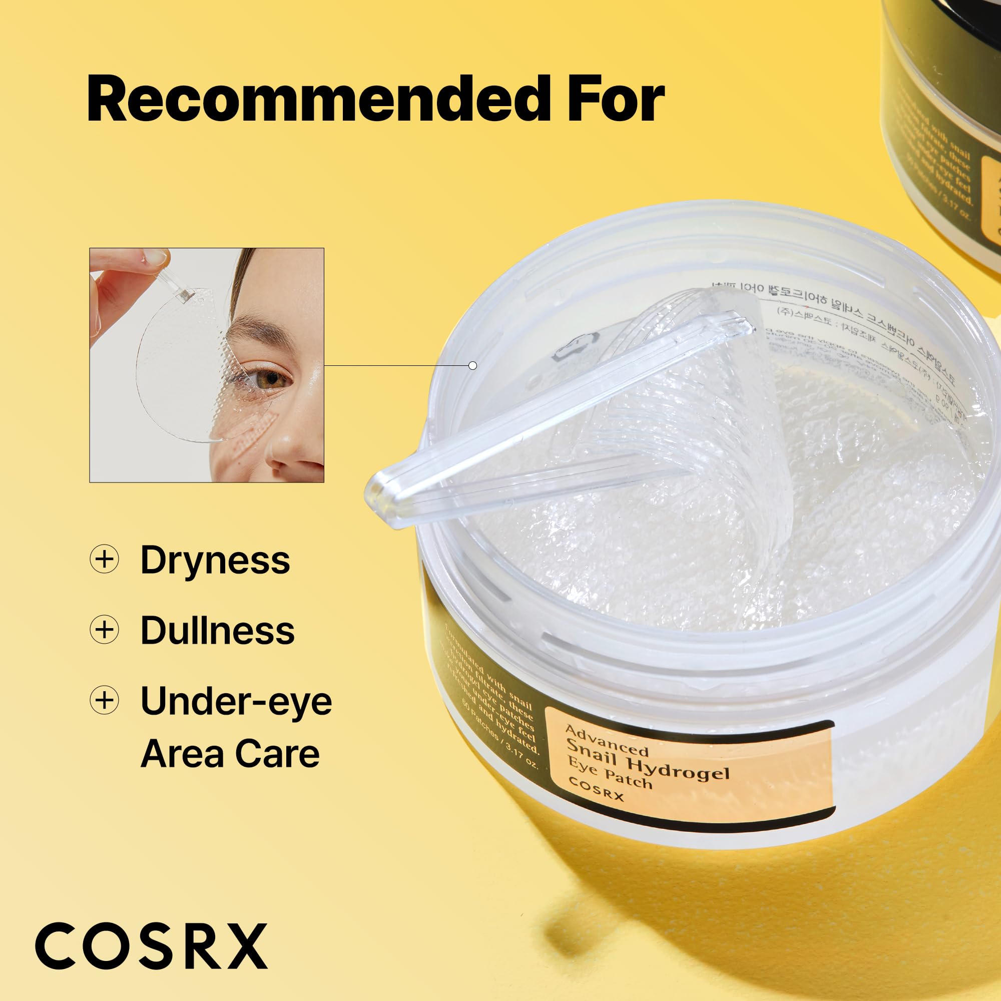 COSRX Advanced Snail 92 All in One Cream Korean Snail Mucin Face Cream & Gel Moisturiser for Dry Sensitive and Anti Aging Skin, Daily Soothing and Moisturising Cream, Korean Skincare 100g
