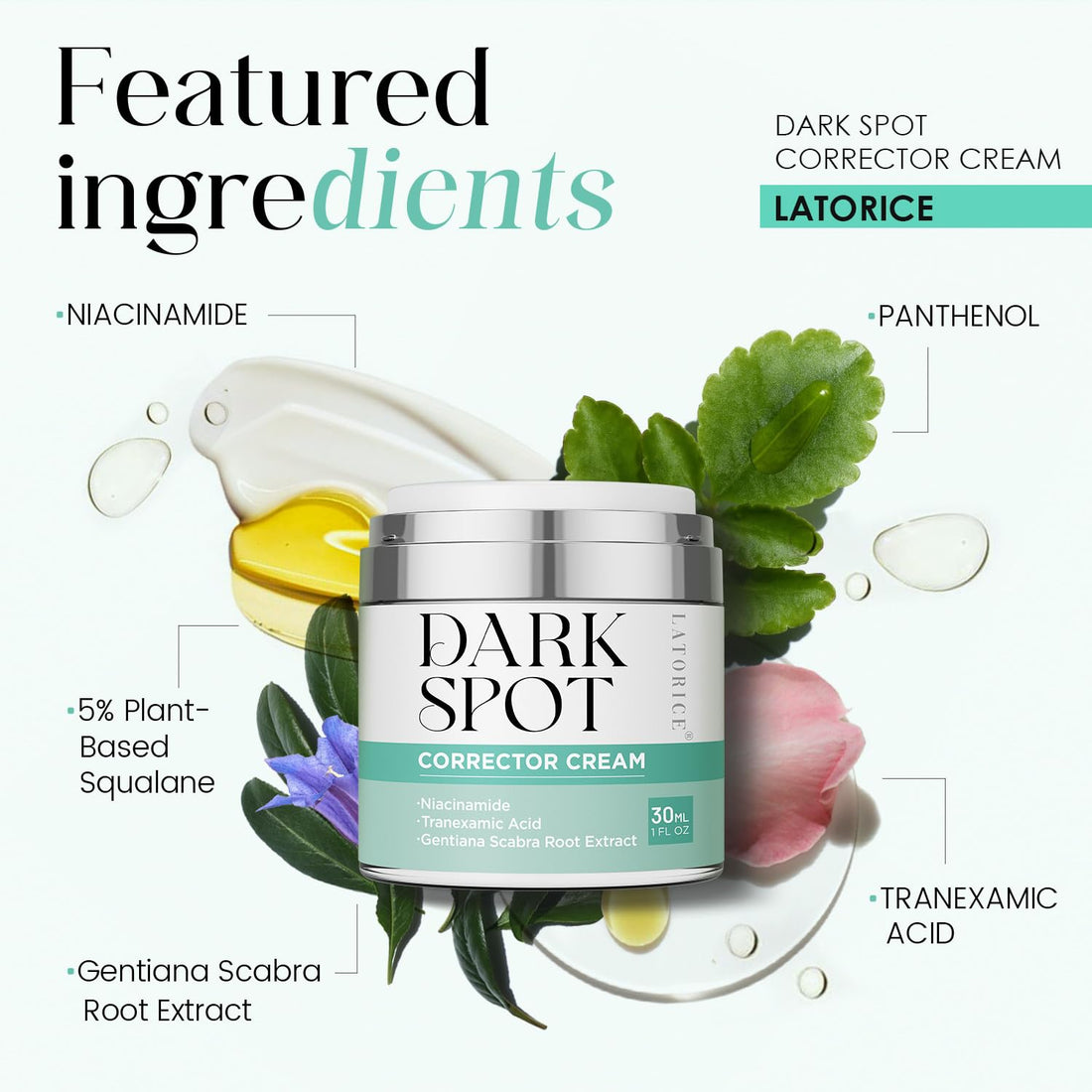 Dark Spot Remover for Face & Body: Dark Spot Corrector Cream for Sun Spot Melasma Freckles - Natural Ingredient Enriching Skin Care For women and men (50g) Halalzen