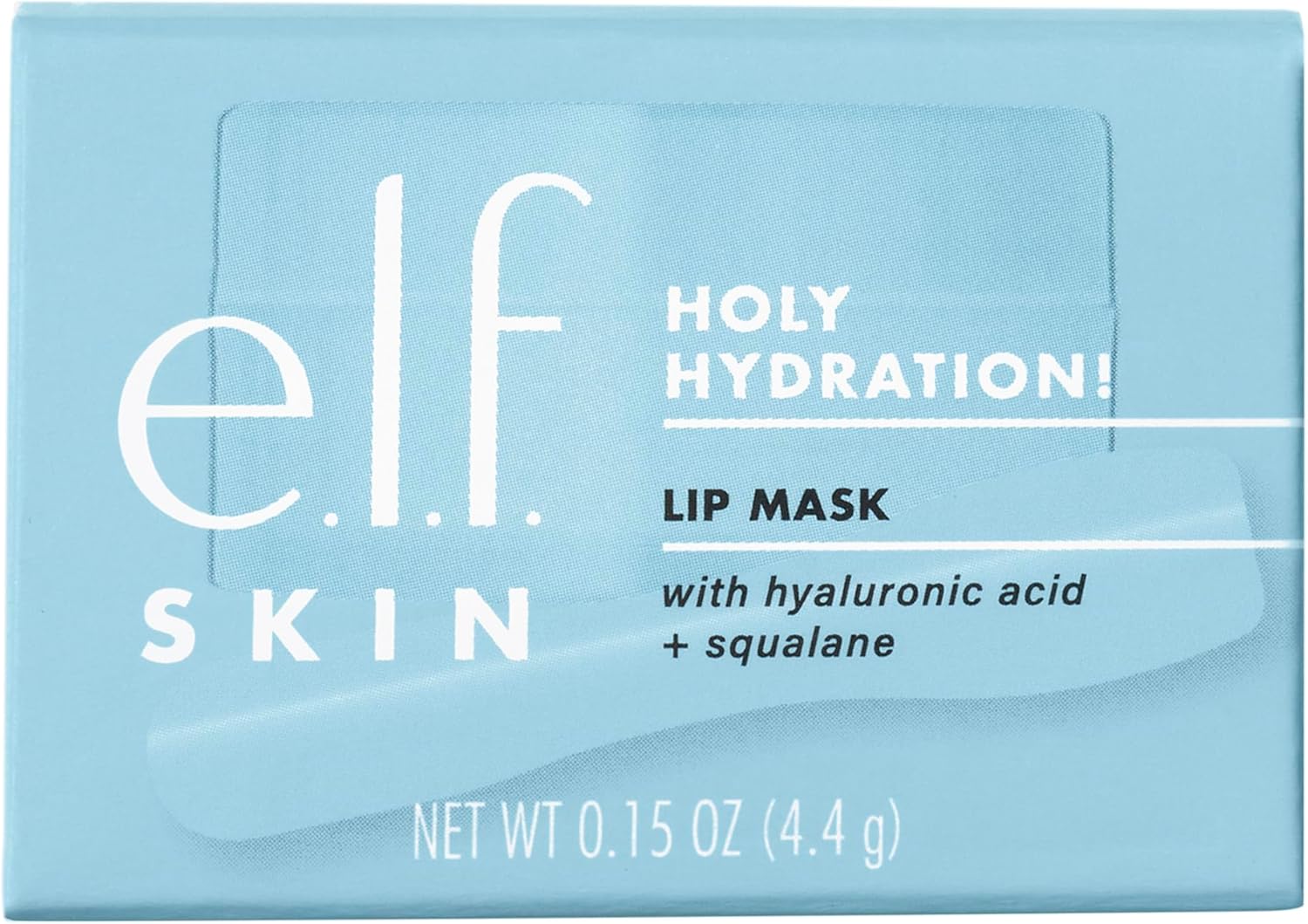 e.l.f. Skin Holy Hydration! Lip Mask, Hydrating Leave-on Mask For Soft & Smooth Lips, Enriched With Hyaluronic Acid, Powder Blue Halalzen
