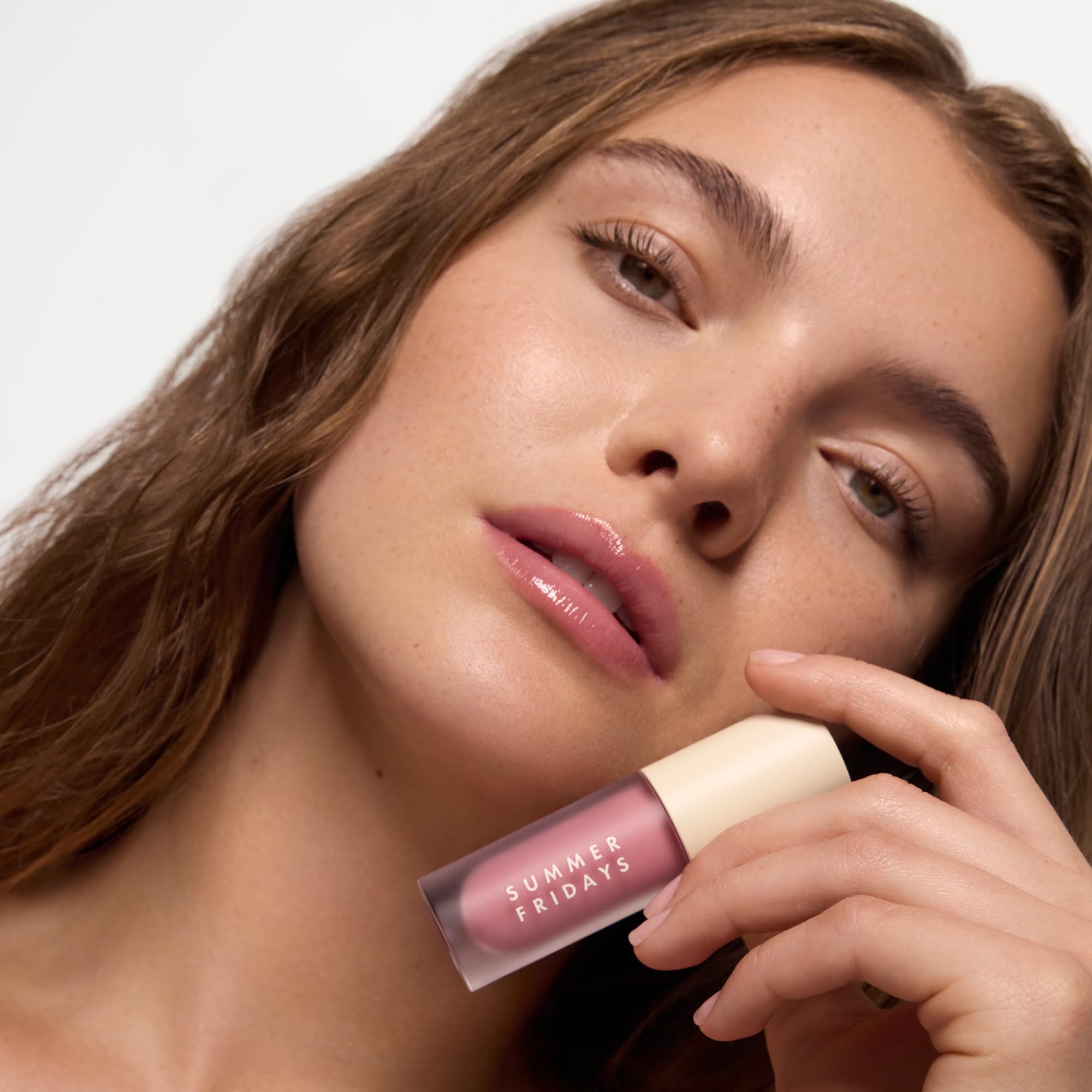 Summer Fridays Dream Lip Oil - Hydrating Tinted Lip Gloss Oil - Non-Sticky Formula with Skincare Benefits for Long-Lasting Softness + Shine - Effortless Beauty Gifts - Bare Sand (0.15 Oz)