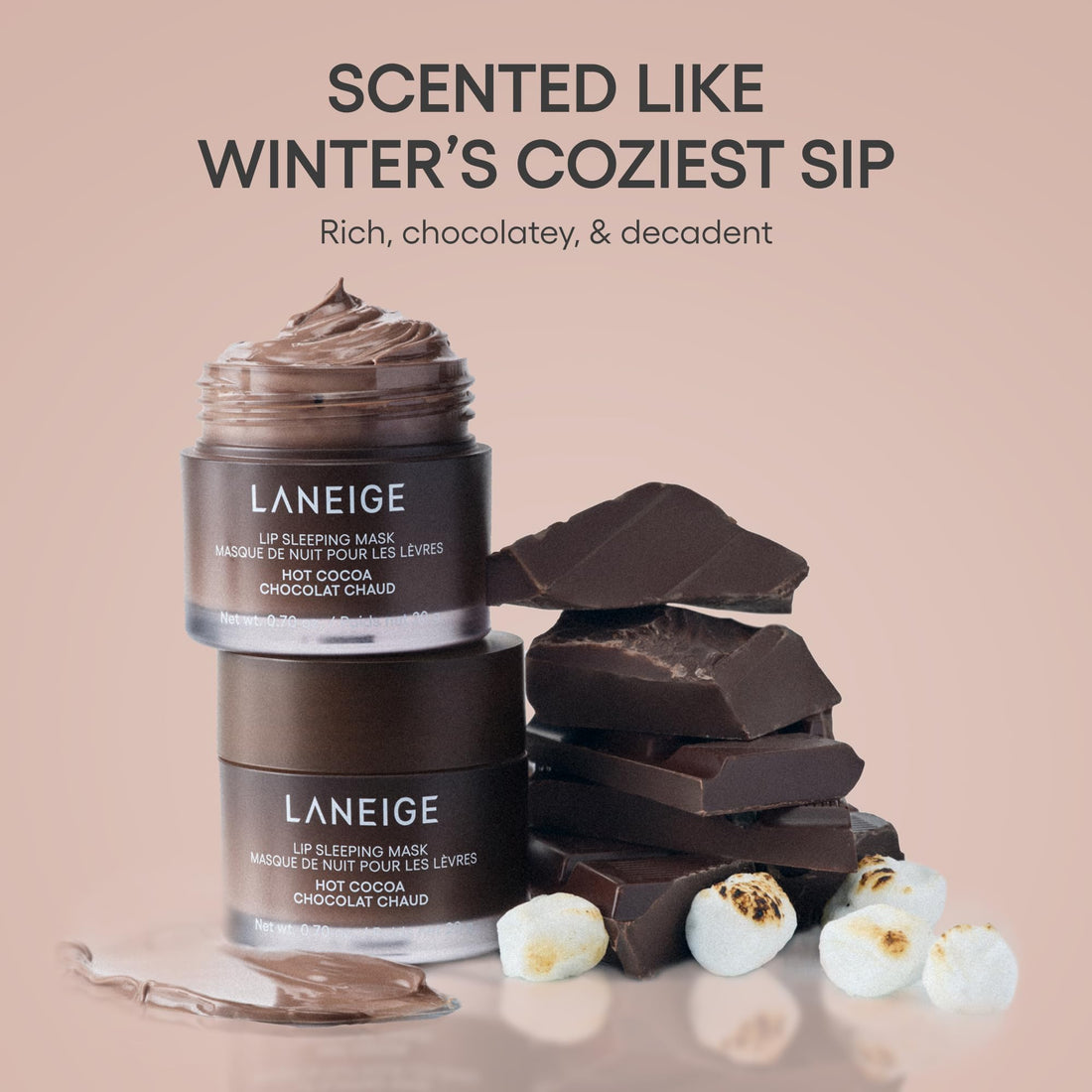 LANEIGE Lip Sleeping Mask: Nourish, Hydrate, Vitamin C, Murumuru & Shea Butter, Antioxidants, Flaky, Dry Lips Halalzen
