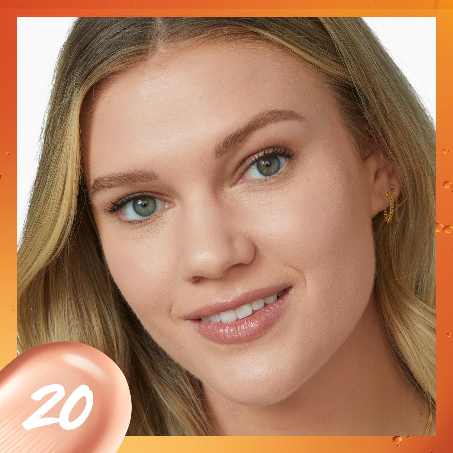 Maybelline Super Stay Skin Tint Foundation, With Vitamin C*, Brighten and Glow Serum Foundation with Long-Lasting, Buildable Coverage, Up to 24H Wear, Vegan Formula, Shade 06 Halalzen