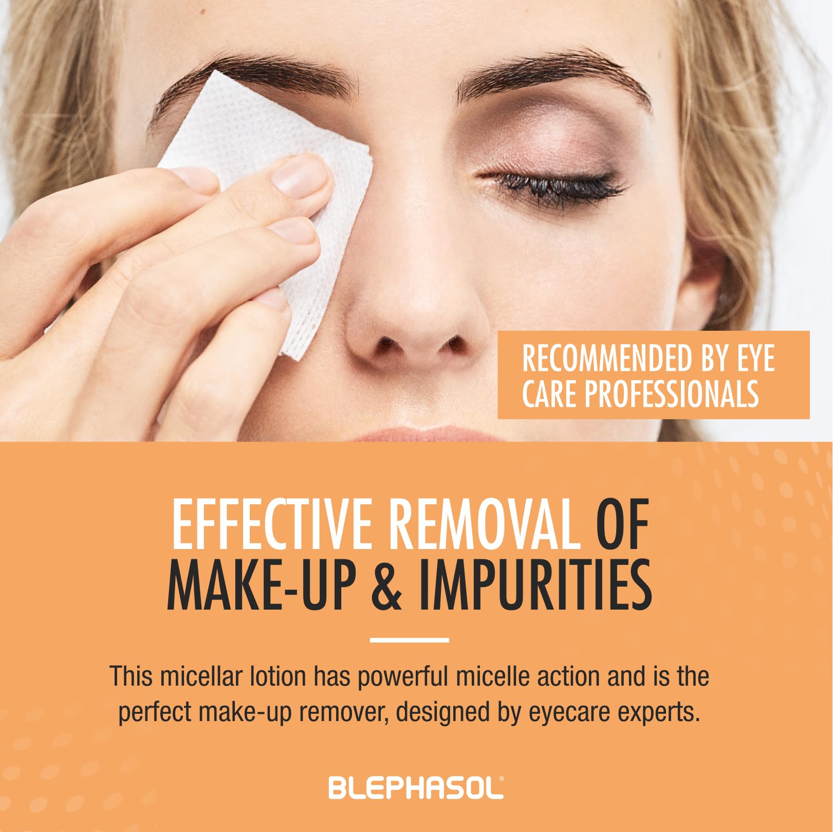 Blephasol Micellar Eyelid Cleansing Lotion | Gentle Removal of Dirt & Makeup | Suitable for Sensitive Skin/Eyelids | Perfume & Alcohol-Free | 3 PACK | 3 x 100 ml Bottle Halalzen