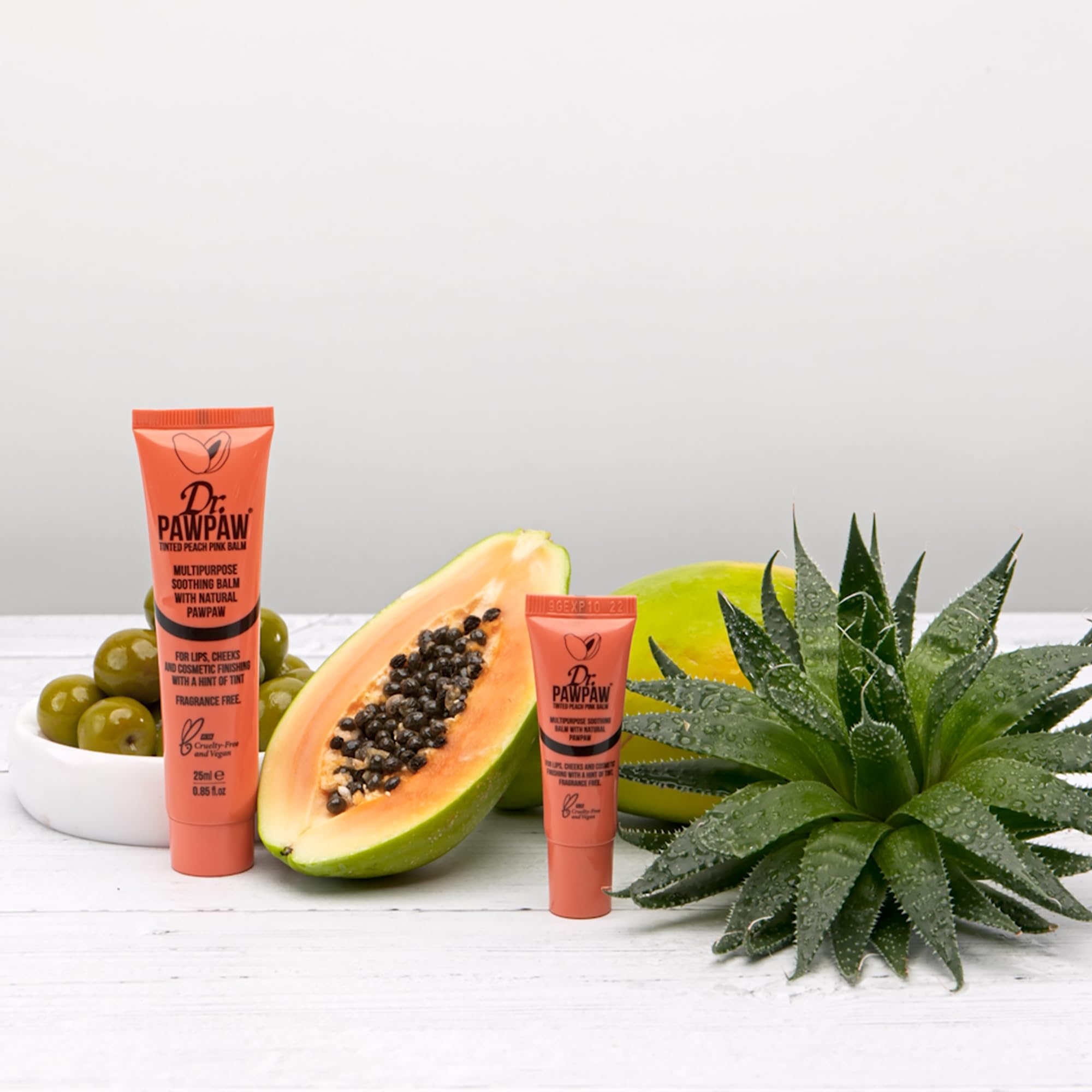 Dr.PAWPAW Overnight Lip Mask 10ml, Natural Hydrating Lip Treatment with Pawpaw Aloe Vera Olive Oil and Peptides, Vegan Balm to Smooth and Plump Lips Overnight Halalzen