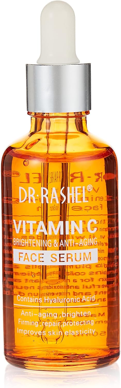 Dr.Rashel Vitamin C Brightening & Anti-Aging Face Serum - Facial Serum - Glow - Hyaluronic Acid - Fresh Look - 50 ml - Facial Serum
