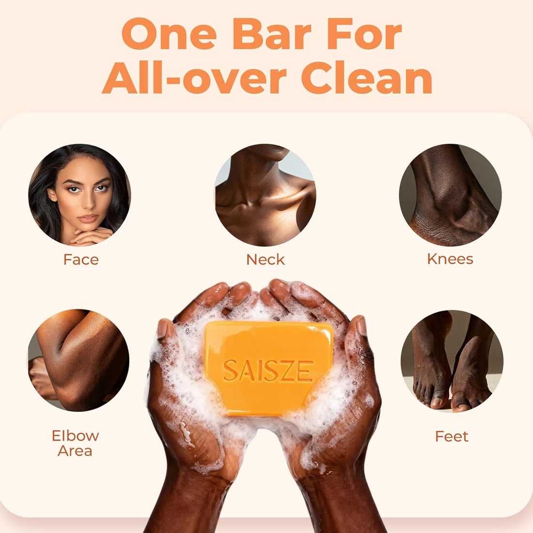 Turmeric Soap Bar, Kojic Acid Soap, 4oz x 2 BARS, Dark Spots Remover for Face and Body, Brightening, Hyperpigmentation Halalzen
