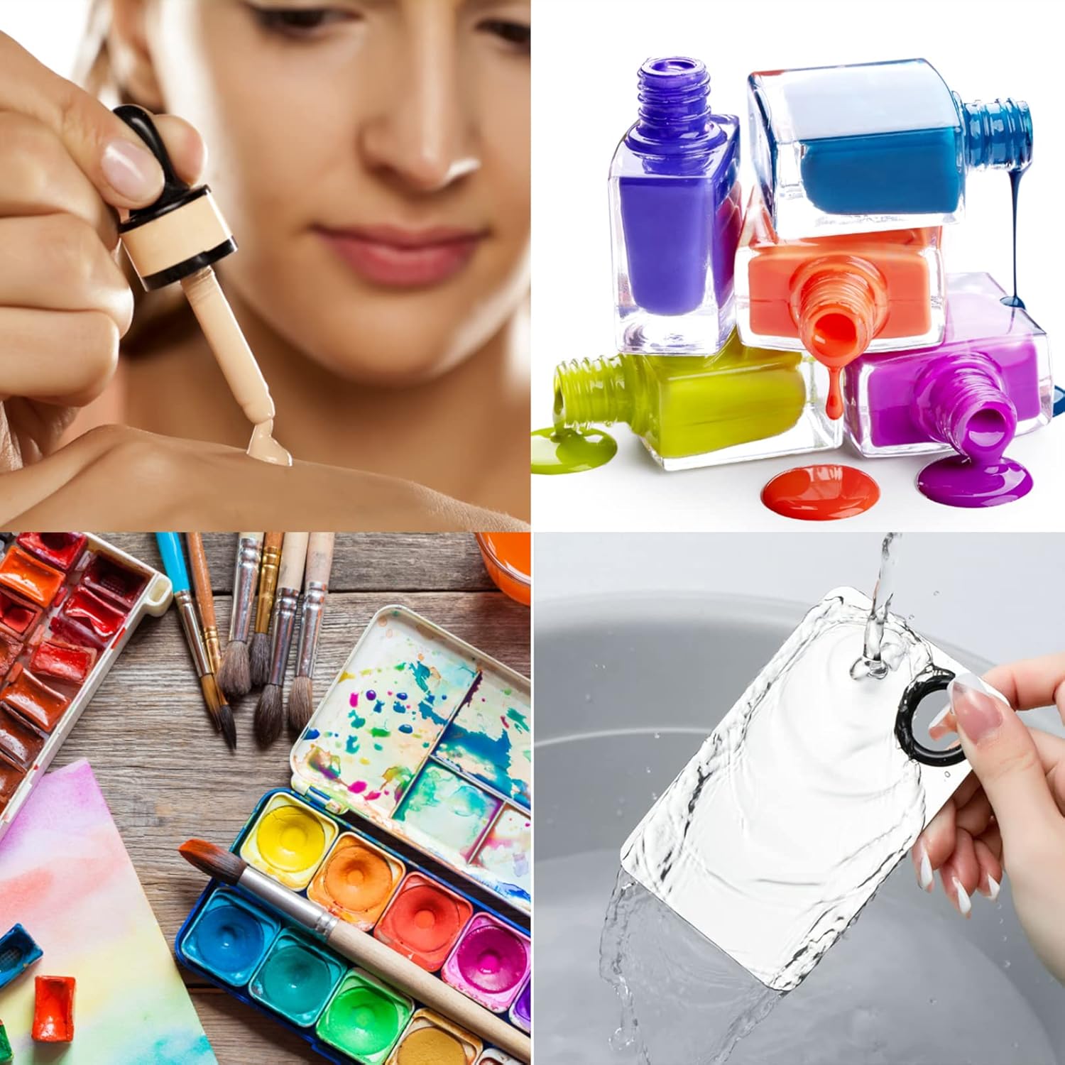 1pcs Makeup Mixing Palette,Makeup Spatula&Makeup Palette,Foundation Mixing Palette,Professional Cosmetic Makeup Palette with Stainless Steel Spatula Tool for Mixing Foundation Nail Art Makeup Tools Halalzen