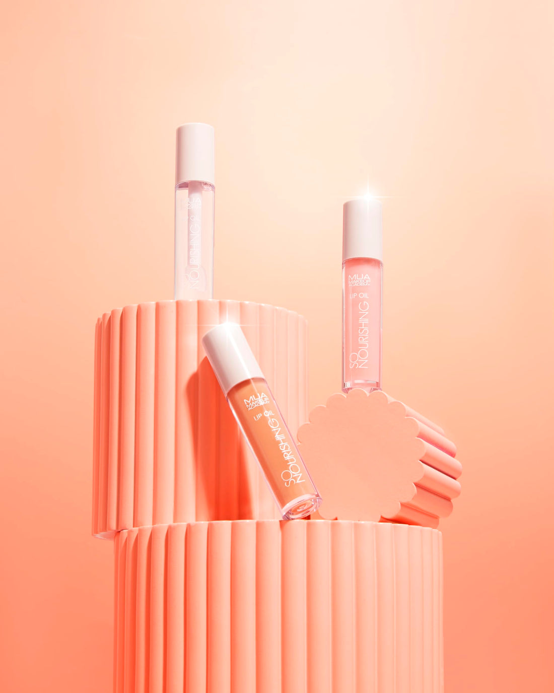 MUA Makeup Academy So Nourishing Clear Lip Oil, High Shine Finish with Vitamin E & Jojoba Oil, 3 ml - Vegan & Cruelty Free