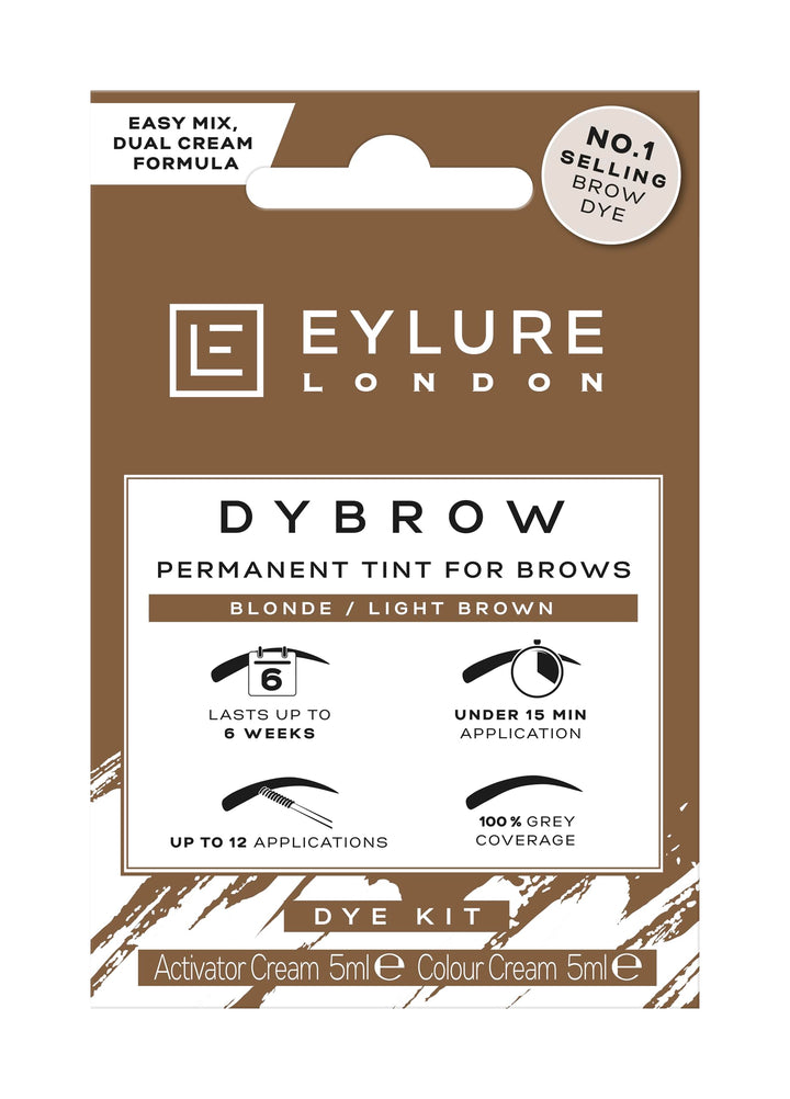 Eylure DYBROW Eyebrow Dye Kit, Dark Brown Halalzen