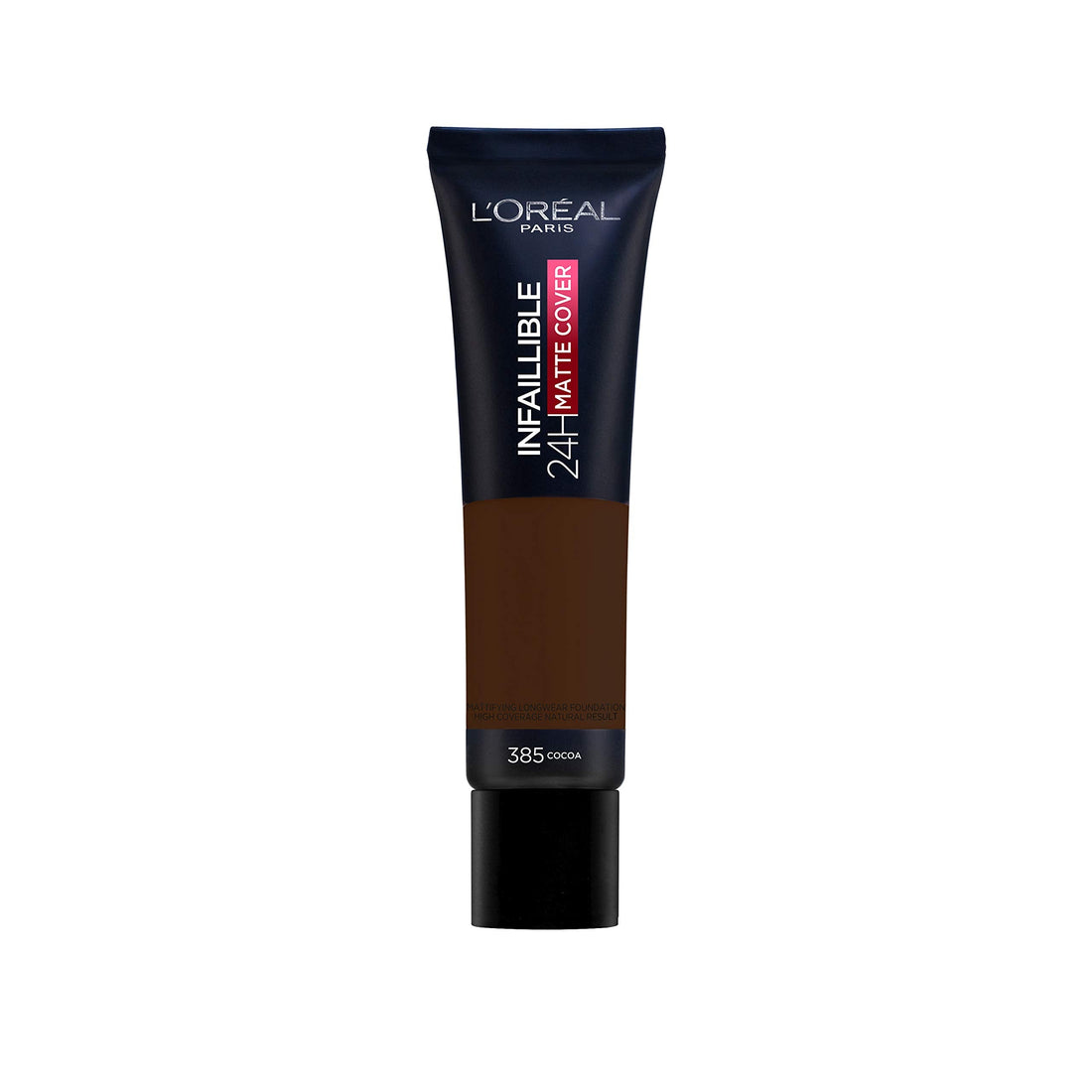 L'Oreal Paris Cover Liquid Foundation, With 4% Niacinamide, Long Lasting, Natural Finish, Available in 20 Shades, SPF 25, Infallible 32H Matte Cover, Shade 110, 30ml Halalzen