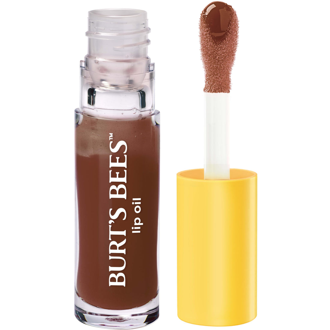 Burt's Bees Lip Oil Clear Day, Instant Hydration, Nourishes and Softens Lips, Tint Free, High Shine Finish, Responsibly Sourced Jojoba Oil, Non Sticky, Wand Applicator, 0.15 Ounce Halalzen