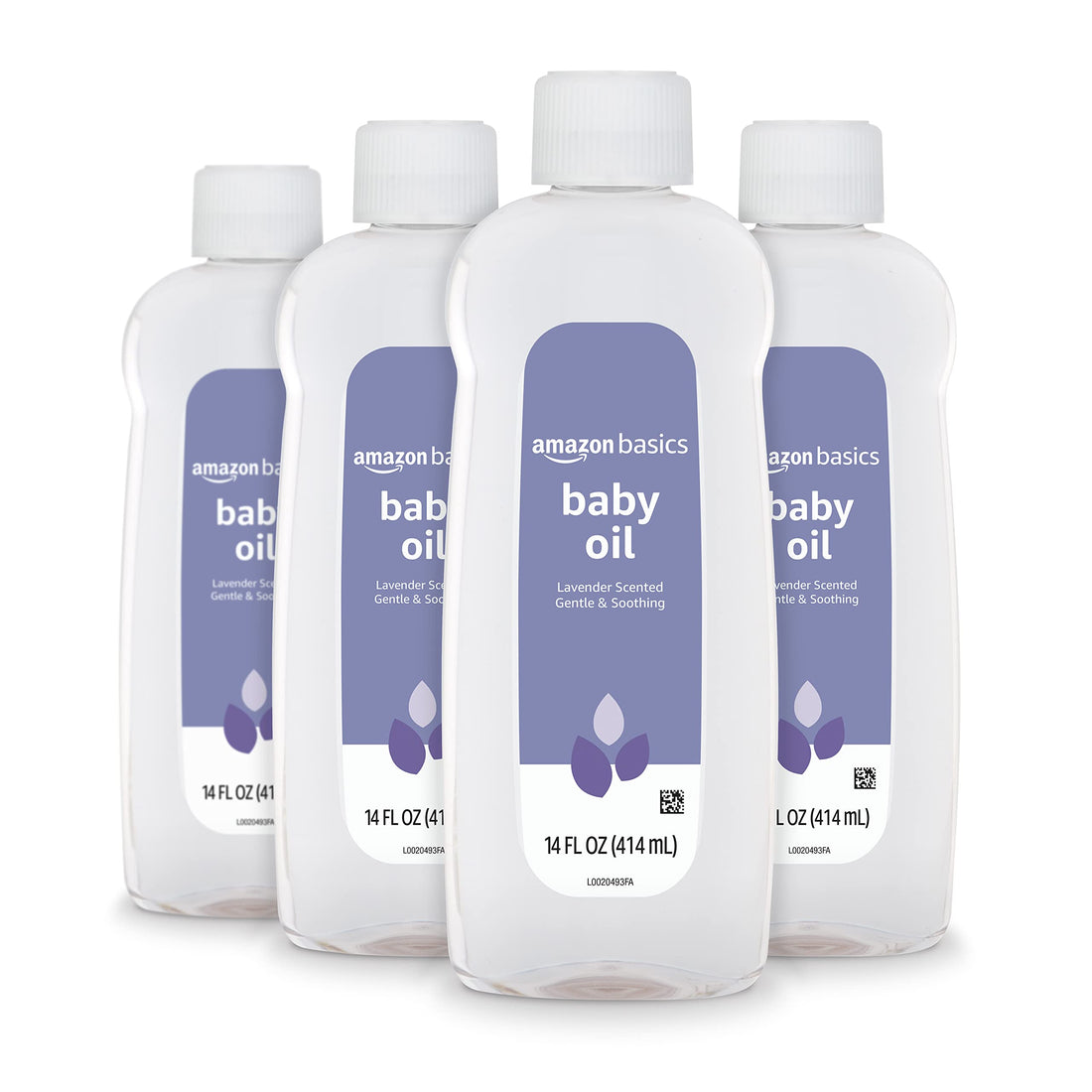 Amazon Basics Baby Oil, Soothing Lavender Scented, Prevents Moisture Loss, 14 Fluid Ounce, 1-Pack (Previously Solimo) Halalzen