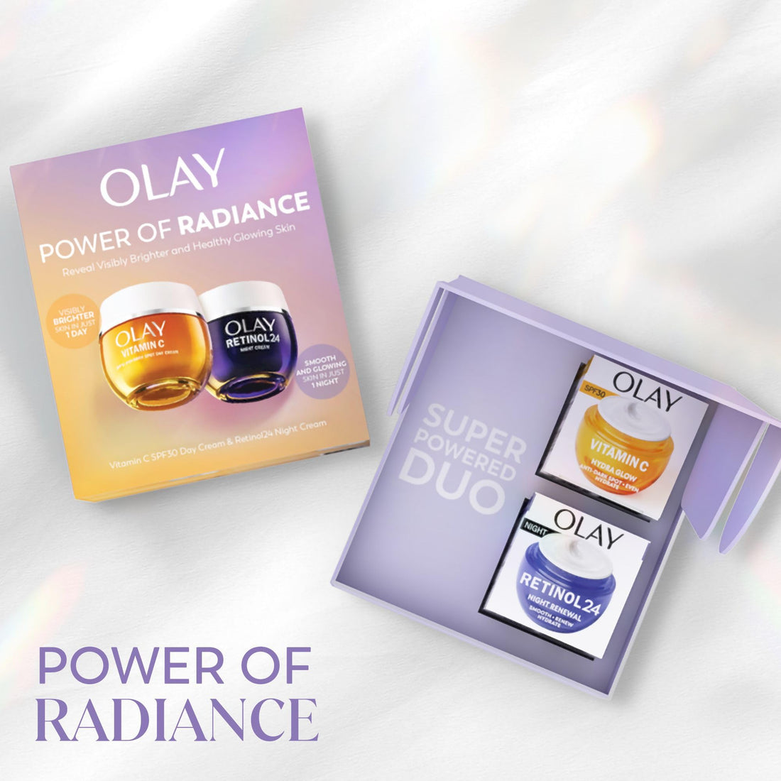 Olay Vitamin C Serum for Face, Skincare with AHA and Niacinamide at 99 Percent Purity, Brightening Skin Care with 3 Actions: Anti Dark Spot Action, Evens, Hydrates, Non Greasy, Non Sticky, 40ml