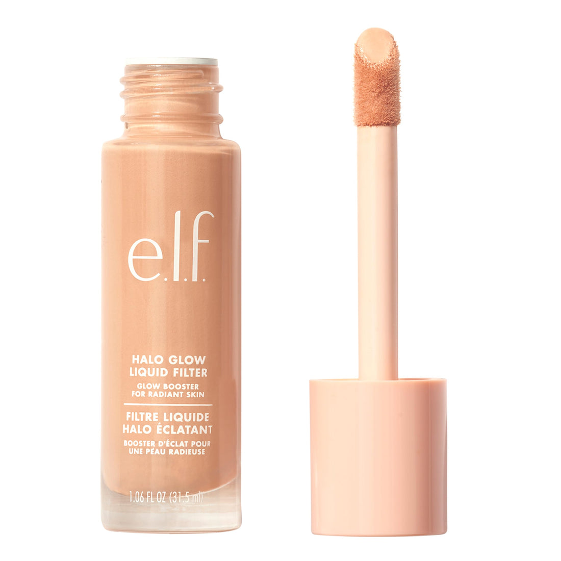 e.l.f. Halo Glow Liquid Filter, Complexion Booster For A Glowing, Soft-Focus Look, Infused With Hyaluronic Acid, Vegan & Cruelty-Free, 4 Medium Halalzen