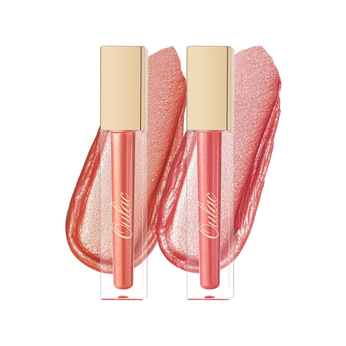 Oulac Metallic Diamond Shine Liquid Lip Gloss - Glitter Glossy for Lip & Eye, Long Lasting 24H + & Waterproof, Lightweight Lip Stain, 3D Metallic Finish, No Transfer, Vegan, 4.5ml,MD05 Loose Control Halalzen