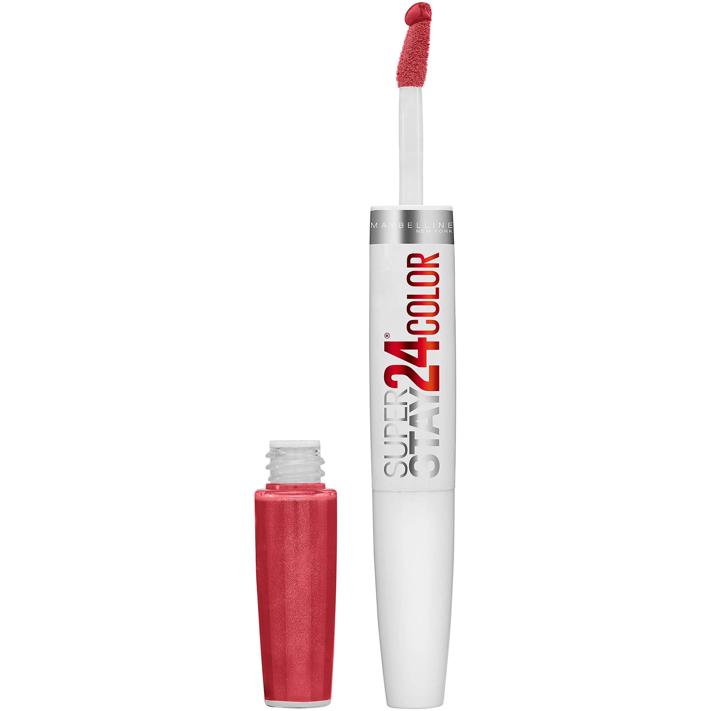 Maybelline Lipstick, SuperStay 24H Liquid Lipstick – Dual-Ended Long-Lasting Color & Moisturizing Lip Balm – Non-Drying, Transfer-Proof, Upto 24Hour, Dual Ended, Shade: 310 Forever Heather Halalzen