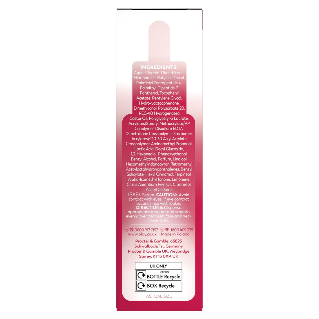 Olay Regenerist Firming Serum, Unique Formula With Vitamin B3 & Niacinamide, Instantly Hydrates For 24H, Ultra Firming 50ml