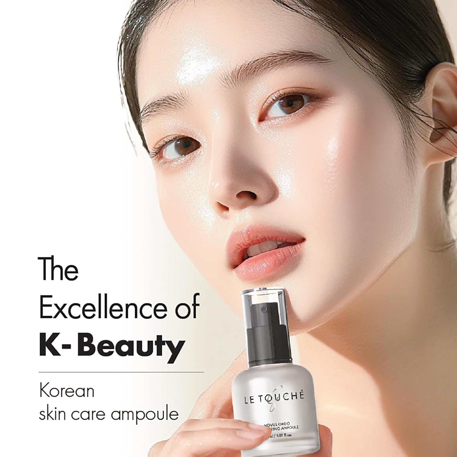 Novus Ordo, NAD+ Ingredients, Revolutionary Korean Skincare Solution, Revitalizing Ampoule serum, NAD healthy aging, Elastic, Moisturing and Glowing Skin, Authentic K-beauty, 1.01 fl oz Halalzen