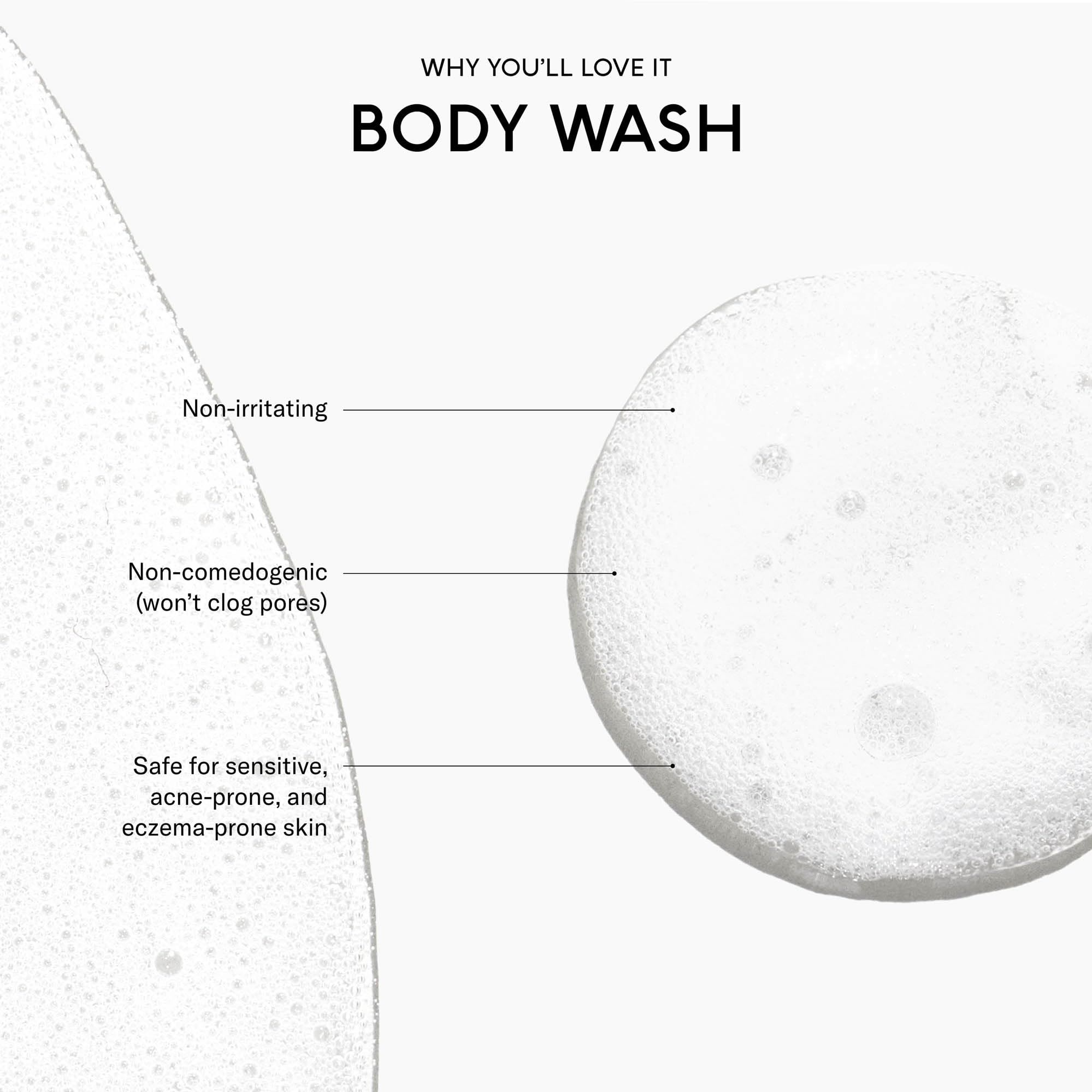 SEEN Body Wash, Fragrance Free - Non-Comedogenic & Non-Irritating Body Wash- Dermatologist-Developed - Safe for Sensitive, Eczema & Acne Prone Skin