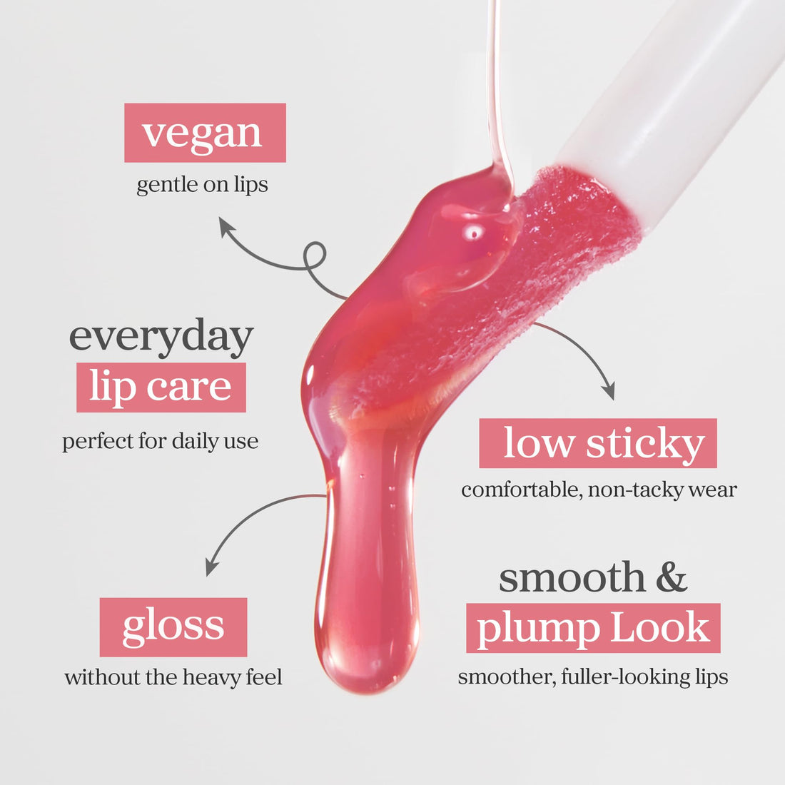 NOONI Korean Lip Oil - Applepeony | Long-Lasting, Moisturizing, Plumping, Revitalizing for Dry Lips, Waterproof, No Peel Off, Hydrating Lip Stain, Stocking Stuffers, Cute Stuff, 0.12 FL Oz Halalzen