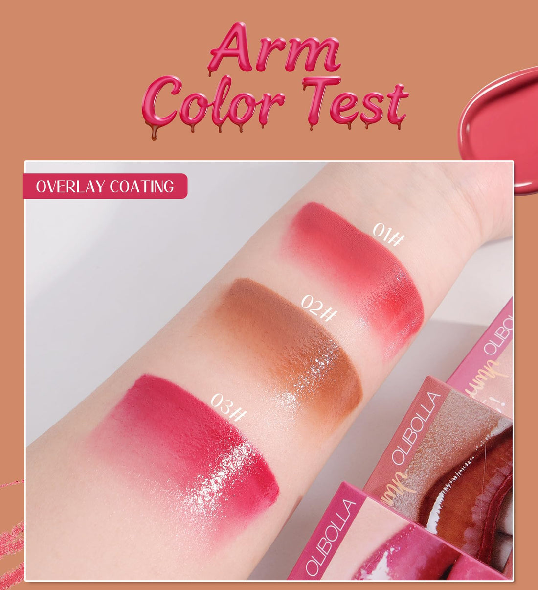 3PCS Matte Liquid Lipstick Lip Gloss & Liner Set - All-IN-One Lip Kit, Velvety Nude Color, Waterproof Make Up Set (# 03) Halalzen