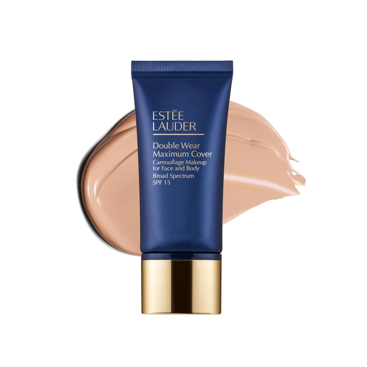 Estée Lauder Double Wear 24-Hour Maximum Cover Camouflage Foundation for Face and Body SPF 15 | Full Coverage | Covers Scars & Tattoos, 30ml Halalzen