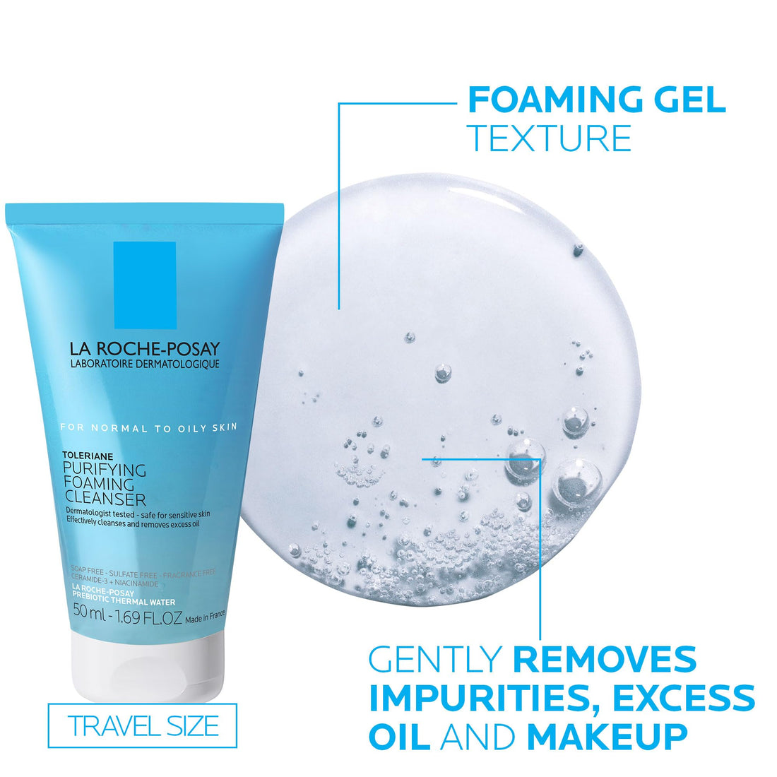 La Roche-Posay Toleriane Double Repair Face Moisturizer, Daily Moisturizer Face Cream with Ceramide & Niacinamide for All Skin Types, Immediate Comfort & Long Lasting Hydration, Fragrance Free Halalzen