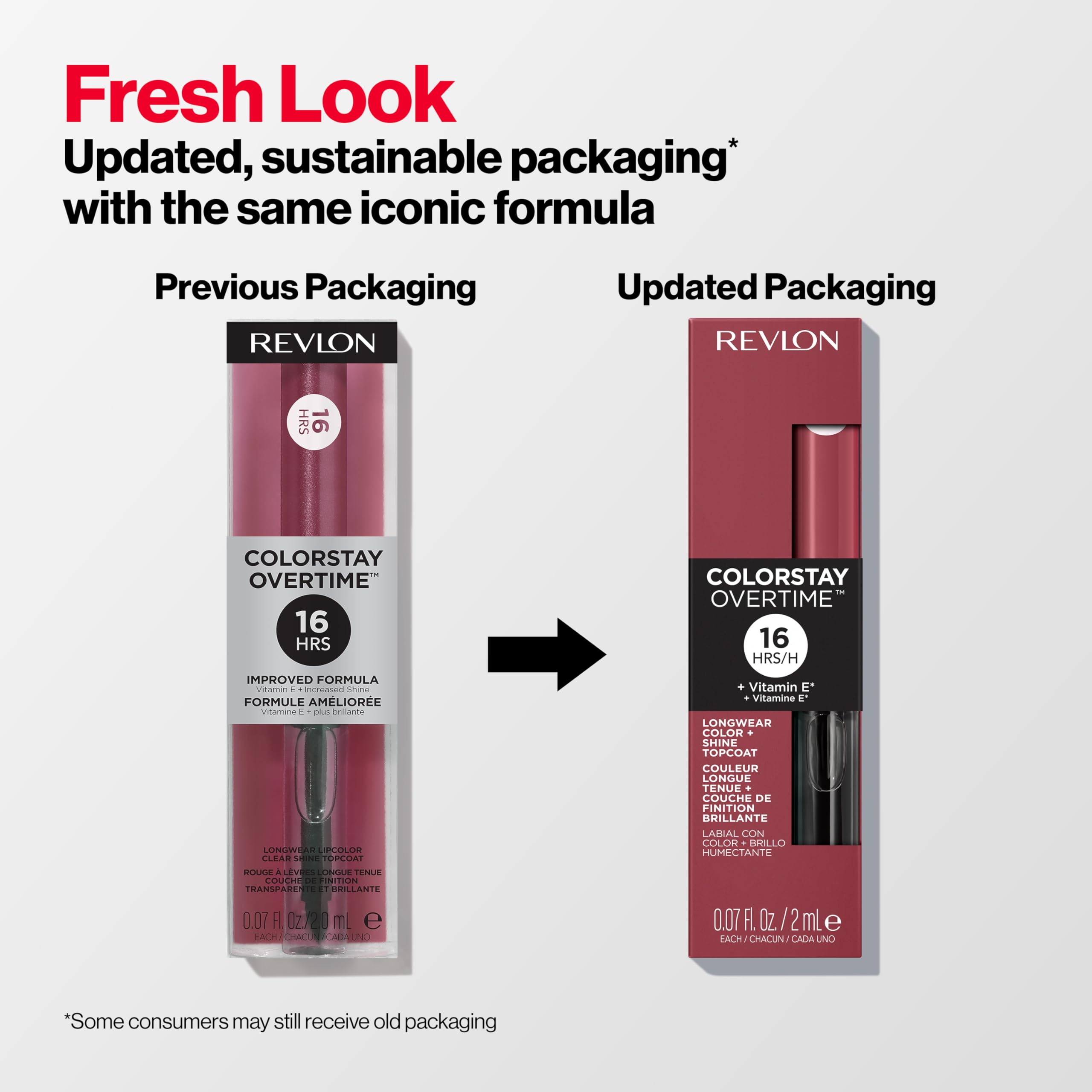 Revlon Liquid Lipstick with Clear Lip Gloss, ColorStay Overtime Lipcolor, Dual Ended with Vitamin E, 370 Everlasting Rum, 0.07 Fl Oz