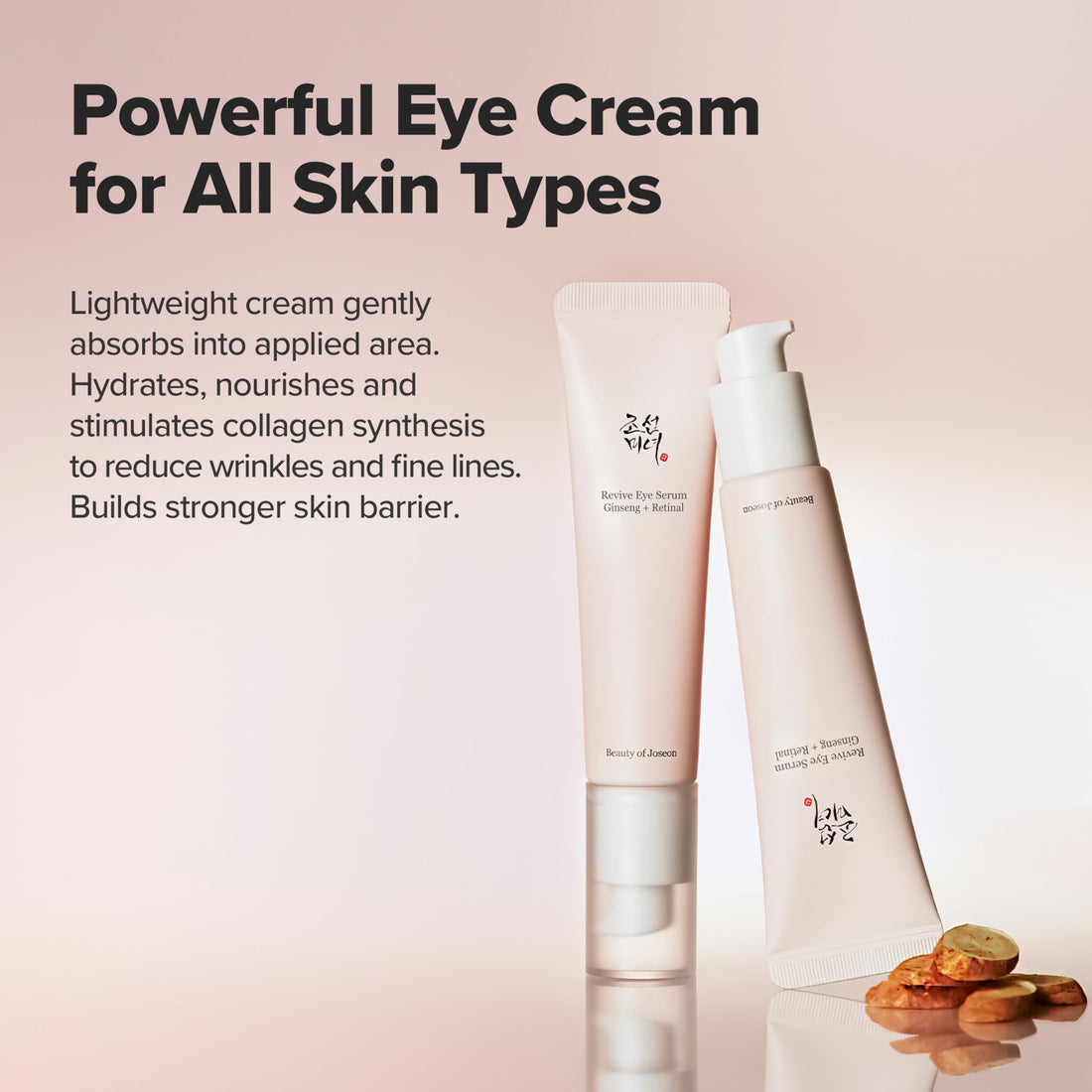 Beauty of Joseon Revive Eye Serum with Retinal Niacinamide Correction for Puffy Eye Bags Fine Lines Dark Circles Wrinkles, Korean Skin Care 30ml, 1.01 fl.oz Halalzen