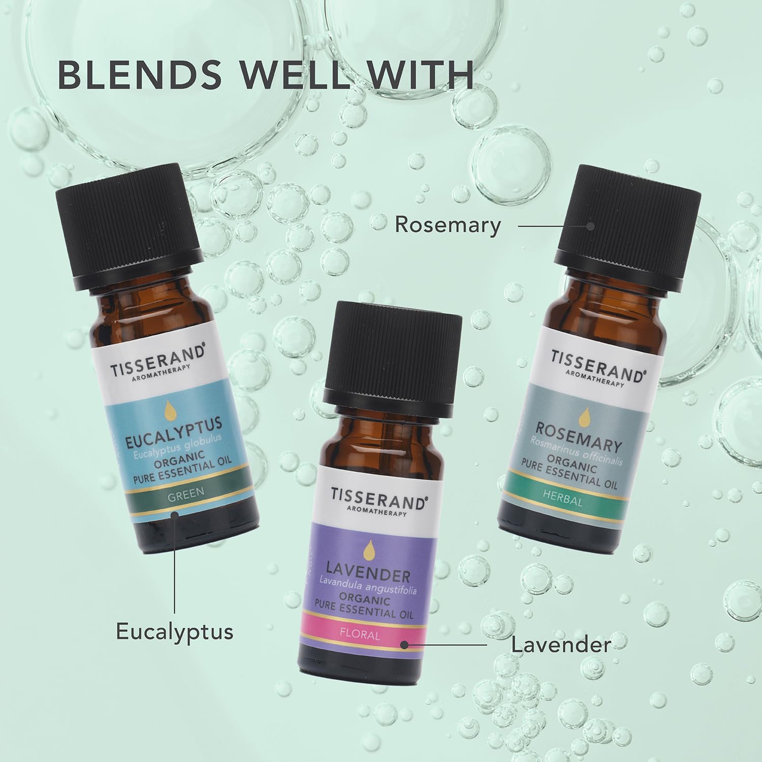 Tisserand Aromatherapy,Lavender - Organic Essential Oil,Massage Oil, Aromatherapy Oil, Skin Oil, Oil for Diffuser,100% Pure Essential Oil - 9ml