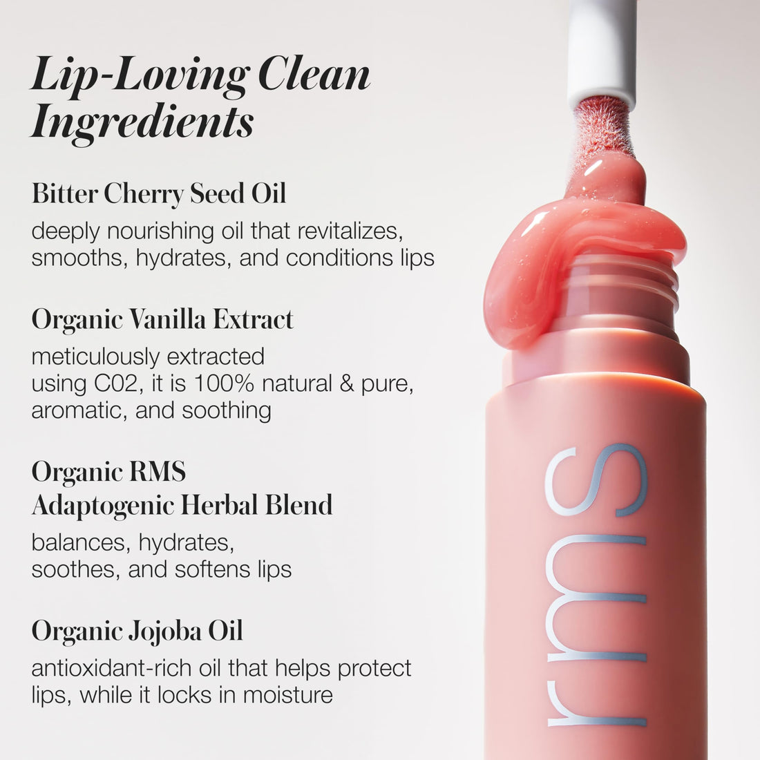 RMS Beauty Legendary Lip Oil – 8-Hour Hydrating Lip Gloss & Tint – Nourishing Organic Jojoba & Cherry Seed Oil – High-Shine, Non-Sticky, Skincare-Infused Lip Color – 0.17 fl oz Halalzen