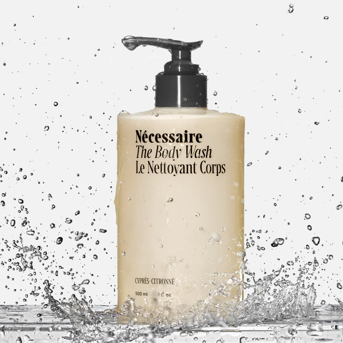 Nécessaire The Body Wash Eucalyptus — Multi-Oil Shower Gel Body Wash for Women + Men. Non-Comedogenic + Hypoallergenic for Sensitive Skin with Niacinamide. 500ml/16.9 fl oz