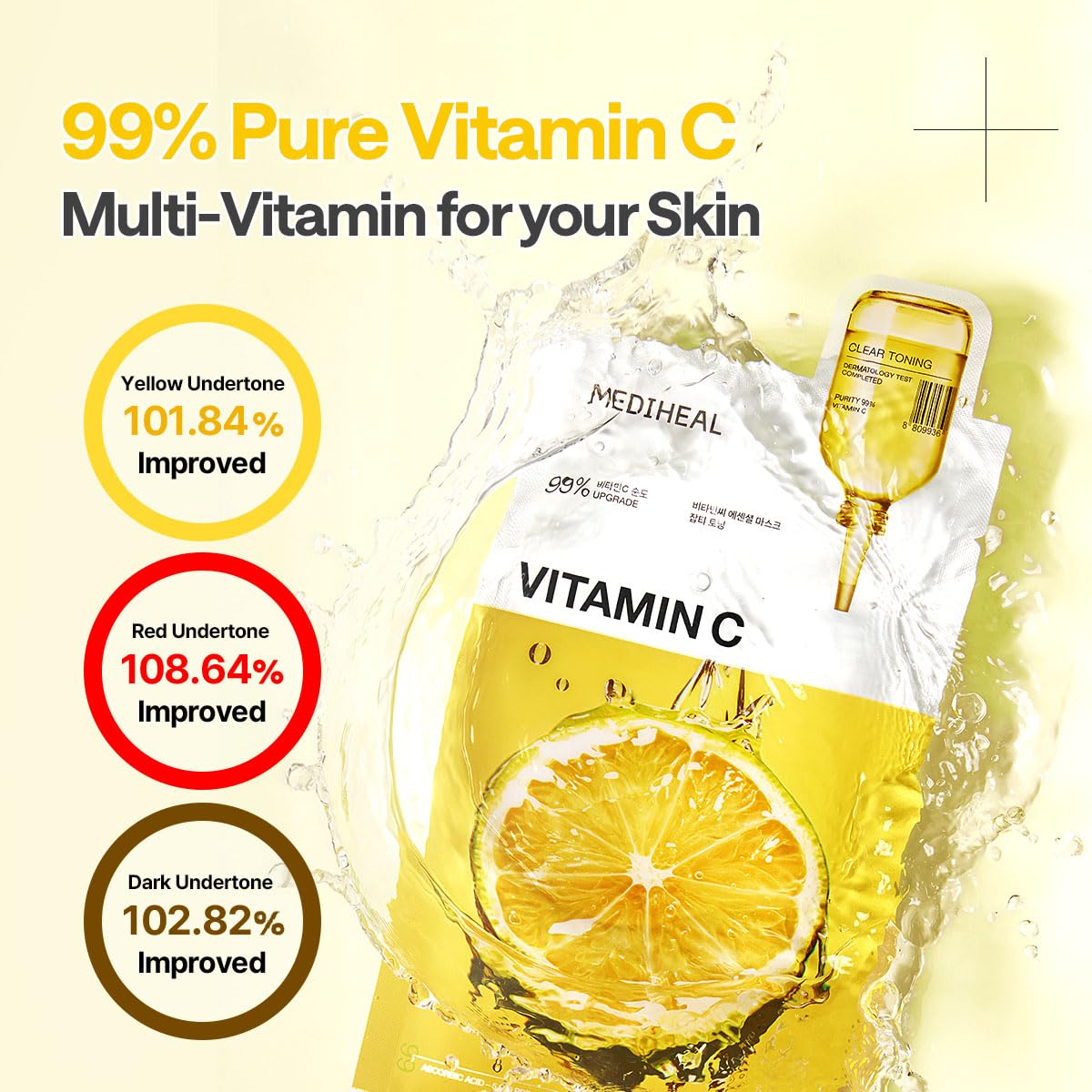 Mediheal Essential Face Mask [Skin Firming] 10 pcs. for Plumping Hydration, Glass Skin & Skin Nourishment - Travel Essentials, Korean Beauty Sheet Mask Halalzen