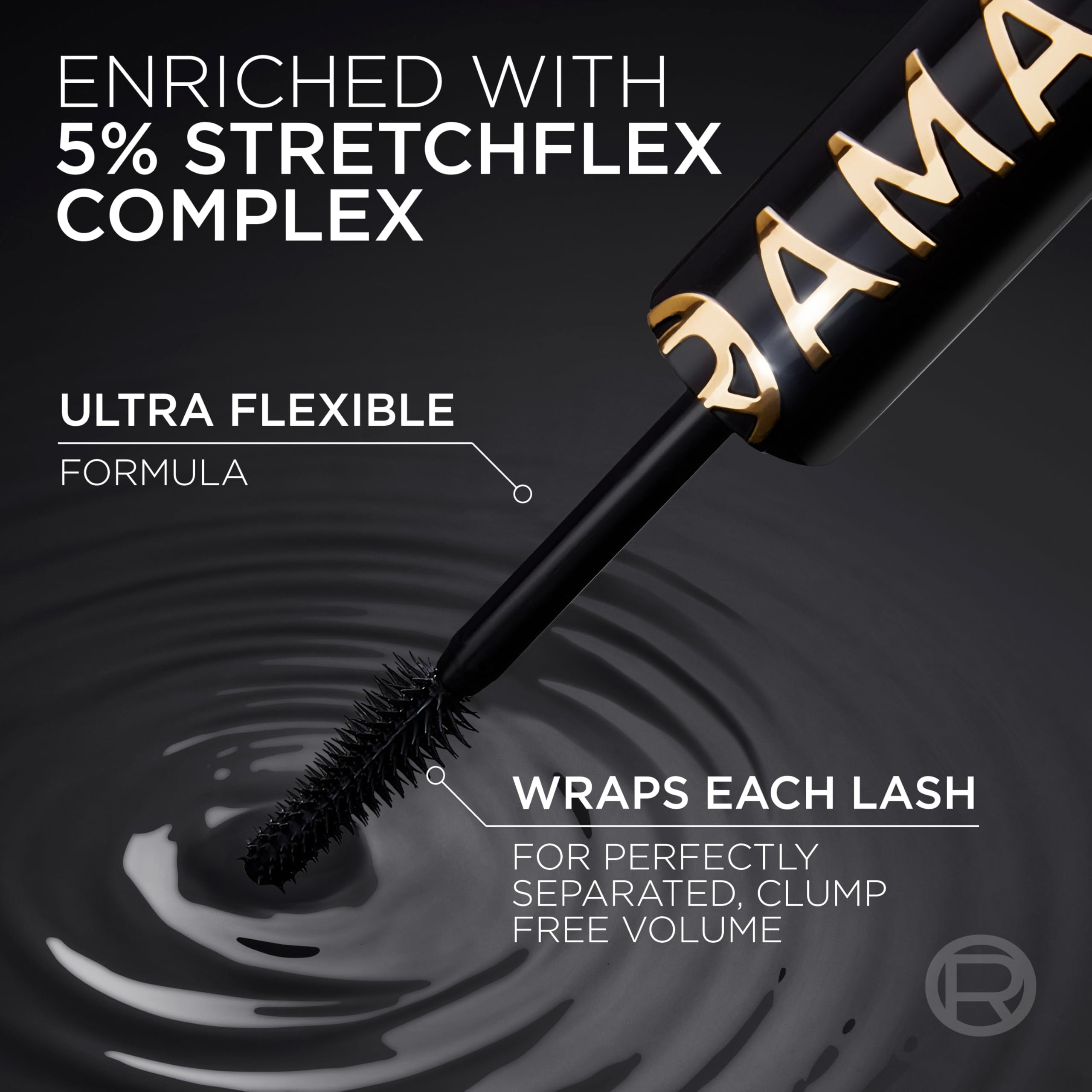 L'Oreal Paris Volumising Mascara, For Intense Volume and a Fanned Out Effect, 1.4x Bigger Looking Eyes, Clump-free Formula, Suitable for Sensitive Eyes, Volume Million Lashes Panorama Halalzen