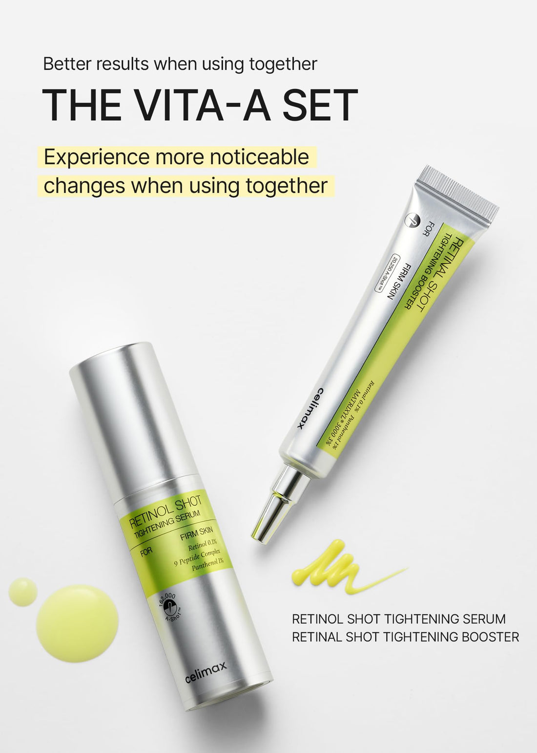 celimax The Vita A Retinal Shot Tightening Booster | 0.1% Retinal, 3% Matryxyl, High-Strength Retinoid for Anti-Aging, Pore Minimizer, Wrinkles & Fine Lines, Firmer Skin, 15ml, Mothers Day Gift Halalzen