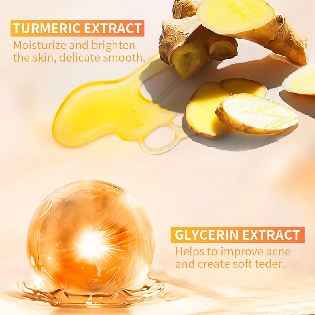 Turmeric Face Cream, Brightening Face Cream for Radiant&Glowing Skin,Dark Spot Corrector Age Spot Remover,Anti Aging,Natural Turmeric Cream Skin Care,Vitamin C Moisturiser for Face