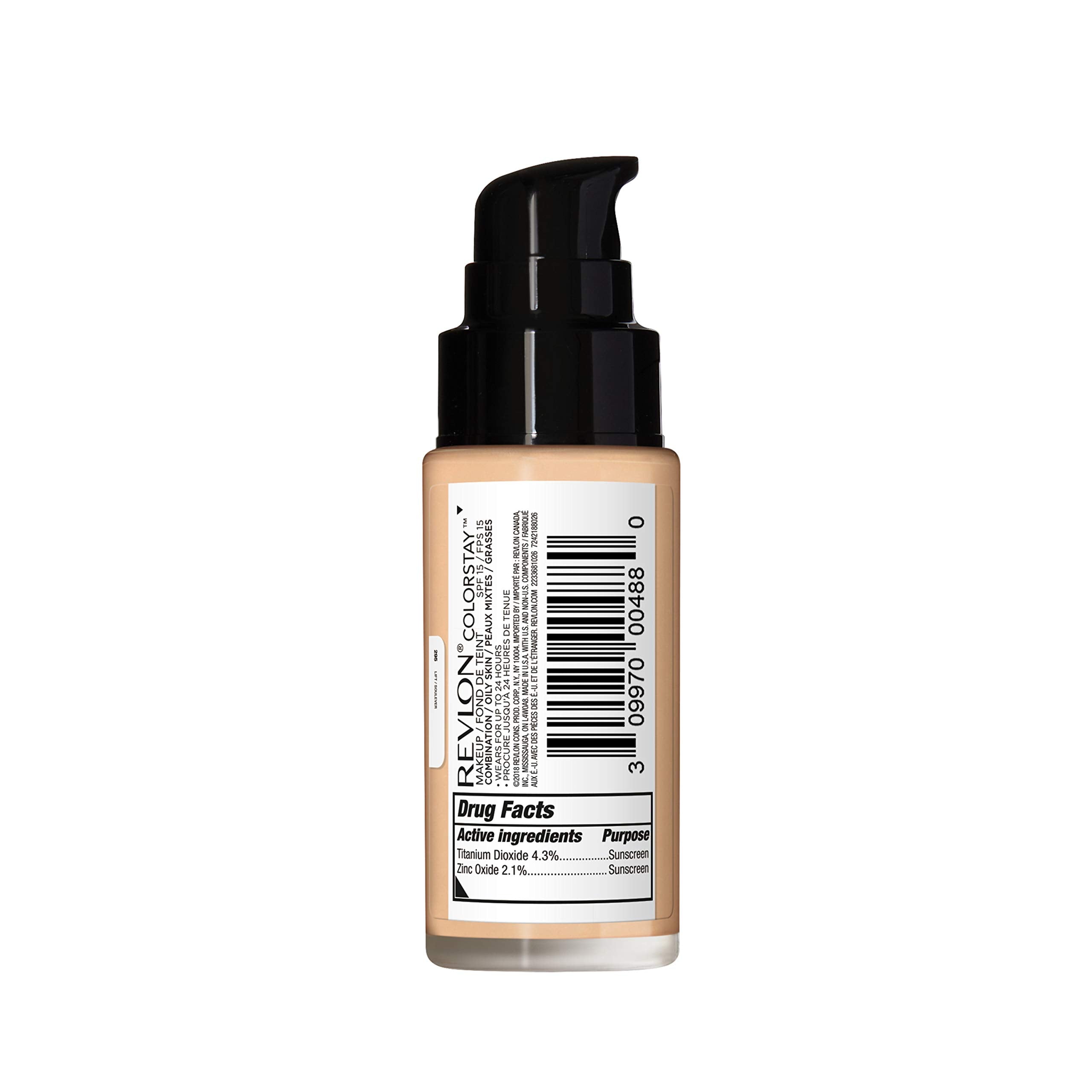 Revlon Colorstay Liquid Foundation Makeup for Combination/Oily Skin SPF15 Medium to Full Coverage (30ml) Matte Finish, Buff (150) Unisex Halalzen