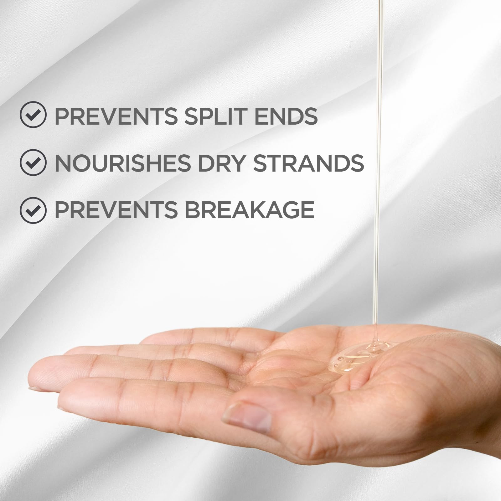 BioSilk Silk Therapy Original, Reconstructing Treatment For Adding Shine & Helping Prevent Split Ends, Sulfate, Paraben, & Cruelty-Free, 5.64 Oz Halalzen