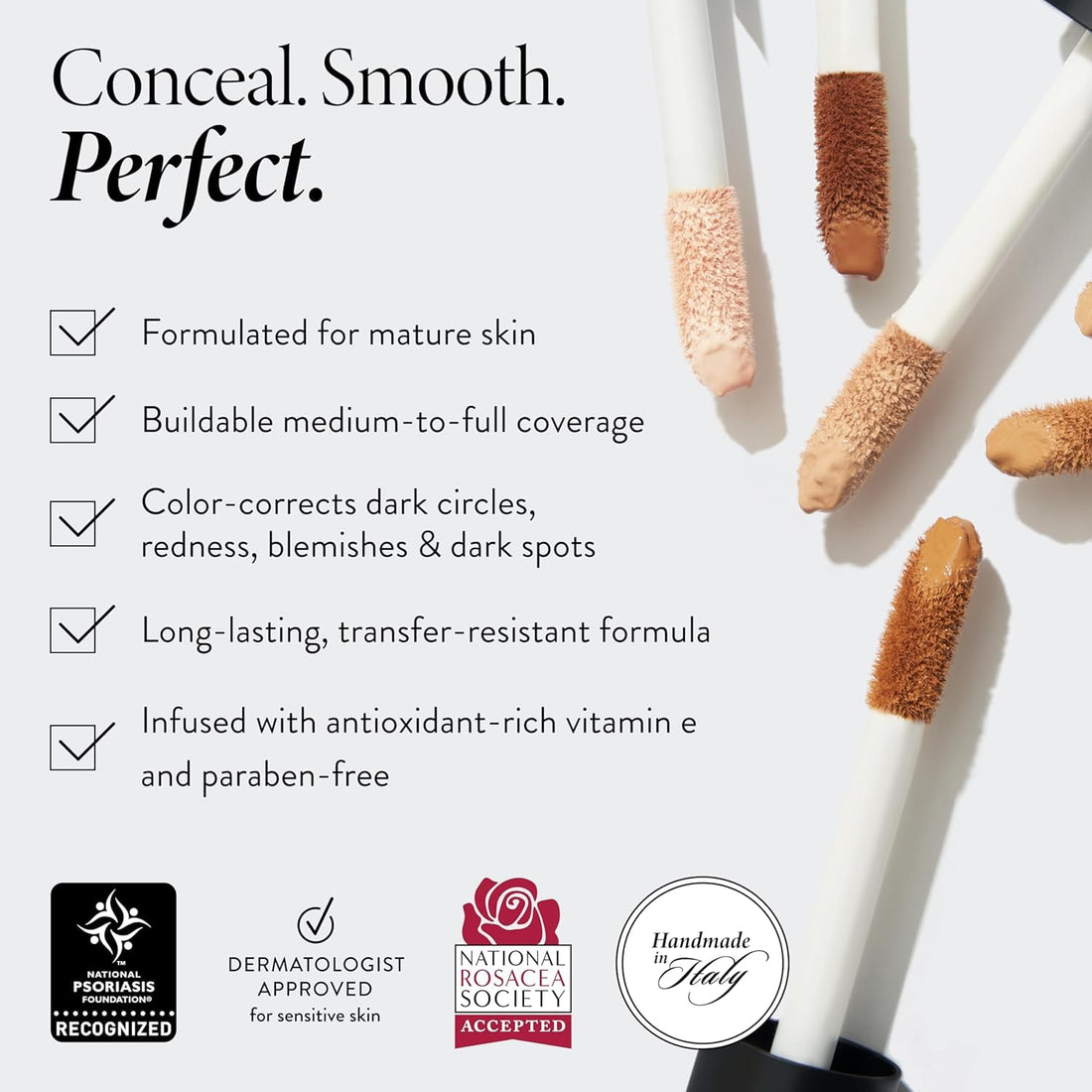 LAURA GELLER NEW YORK The Ideal Fix Concealer (Tan) - Long-Lasting Liquid Concealer For Covering Under Eye Dark Circles & Blemishes Halalzen