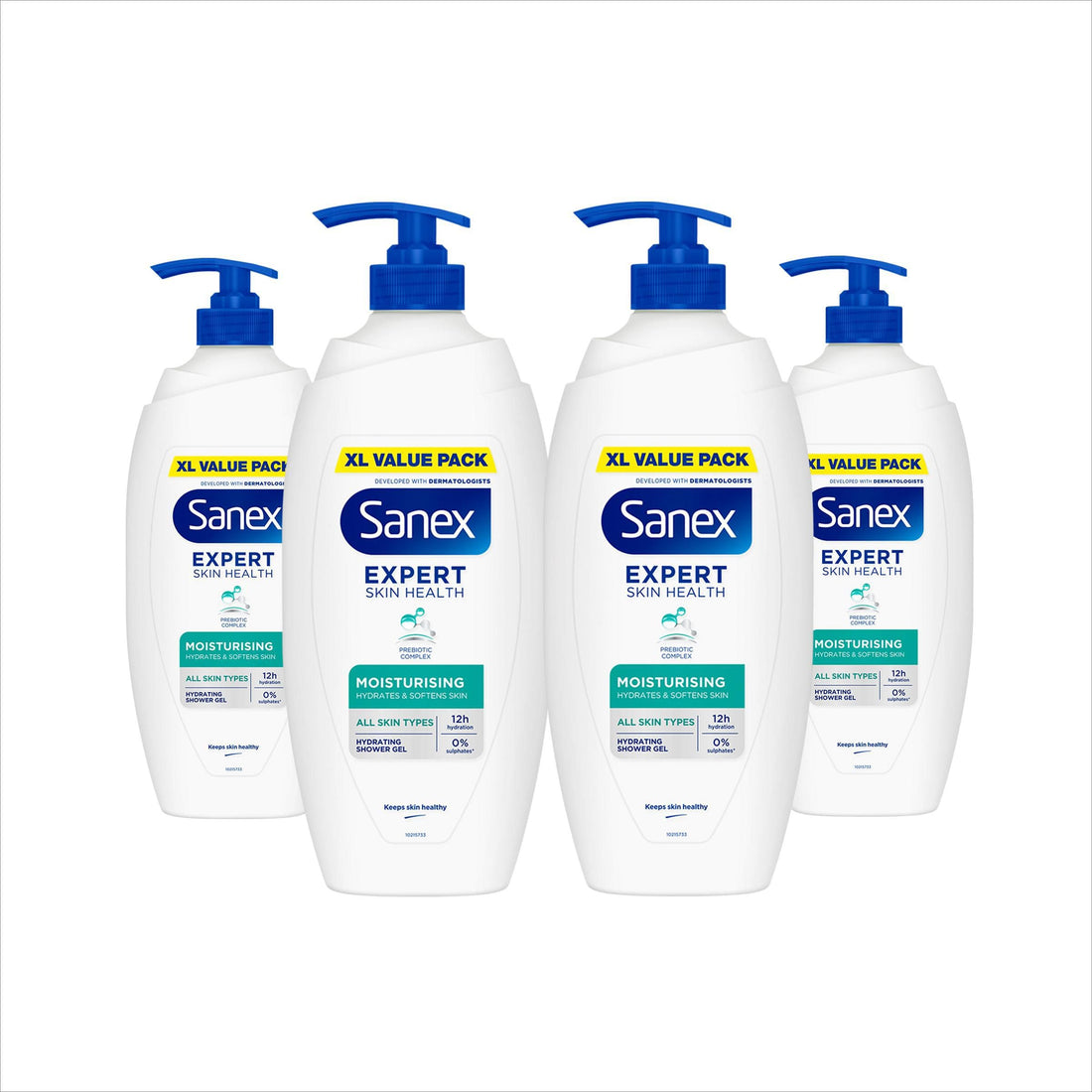 Sanex Expert Skin Health Head to Toe Kids’ Body Wash 720ml - protects delicate skin - children’s shower gel - gently cleanses - 12h hydration - dermatologically tested - paediatrician approved