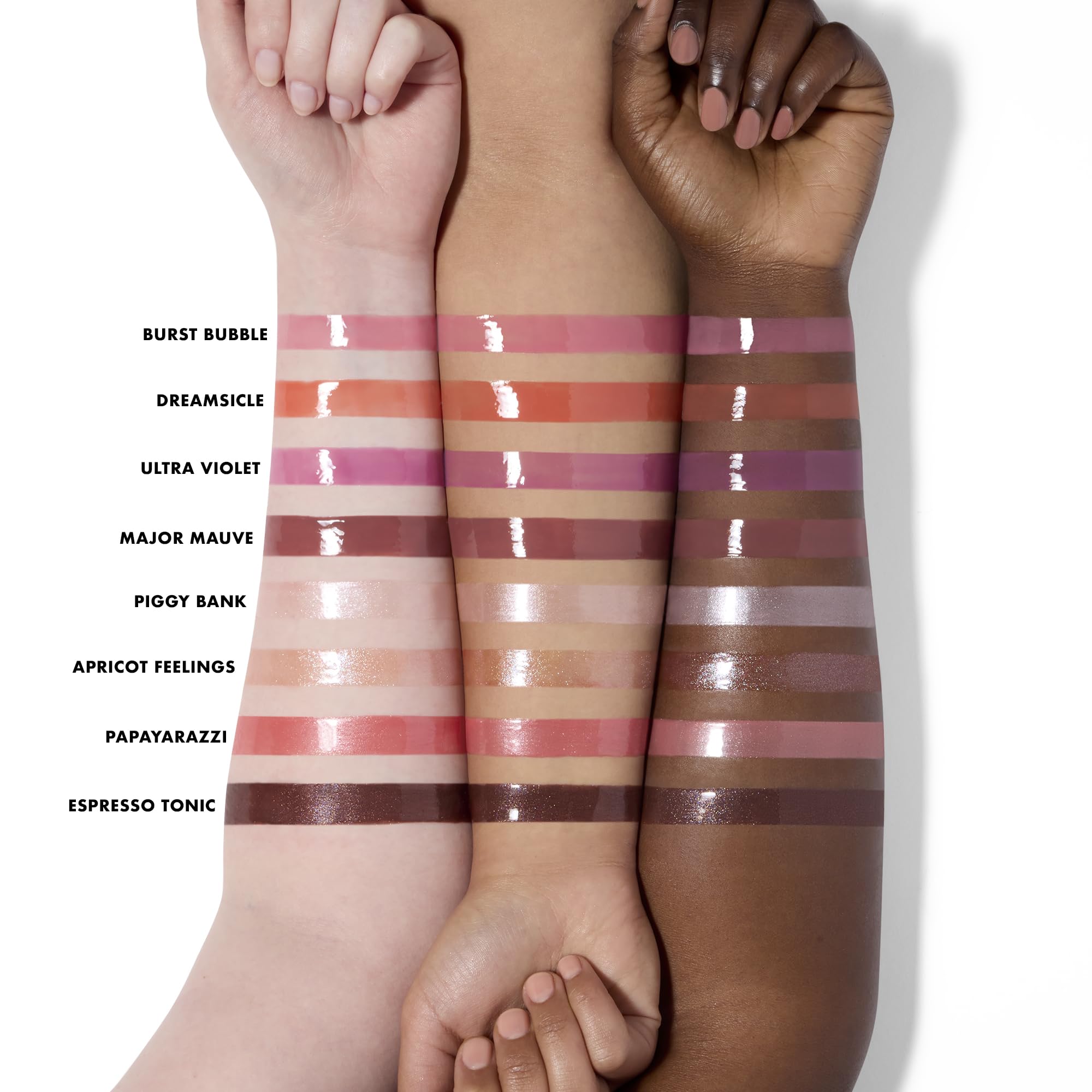 e.l.f. Glow Reviver Plumping Lip Oil, Tinted Lip Plumper for a High-Shine, Plump Finish, Infused with Jojoba Oil, Vegan & Cruelty-Free, Piggy Bank