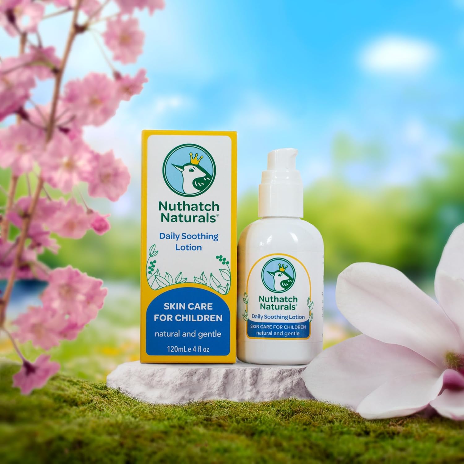 Kids Lotion - Daily Use Natural Moisturizer - Plant Based, Moisturizing & Non-Toxic Soothing Lotion for Kids - Dermatologist Tested - Gentle, Mild, Hypoallergenic, Fragrance Free Halalzen