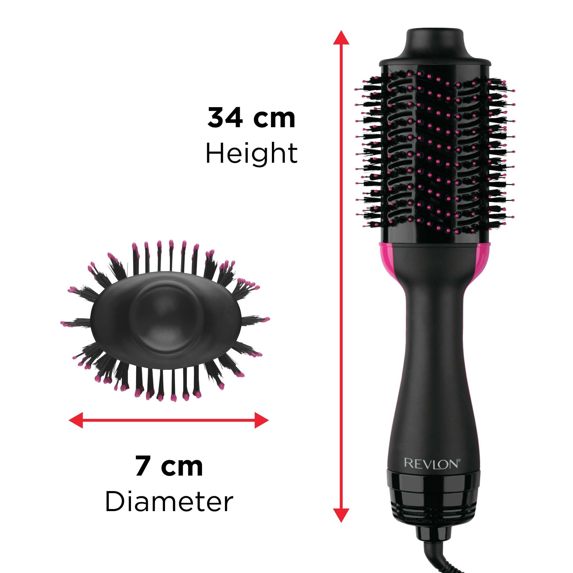 Revlon Hair Tools RVHA6017UK Tangle Free Hot Air Styler, Black Halalzen
